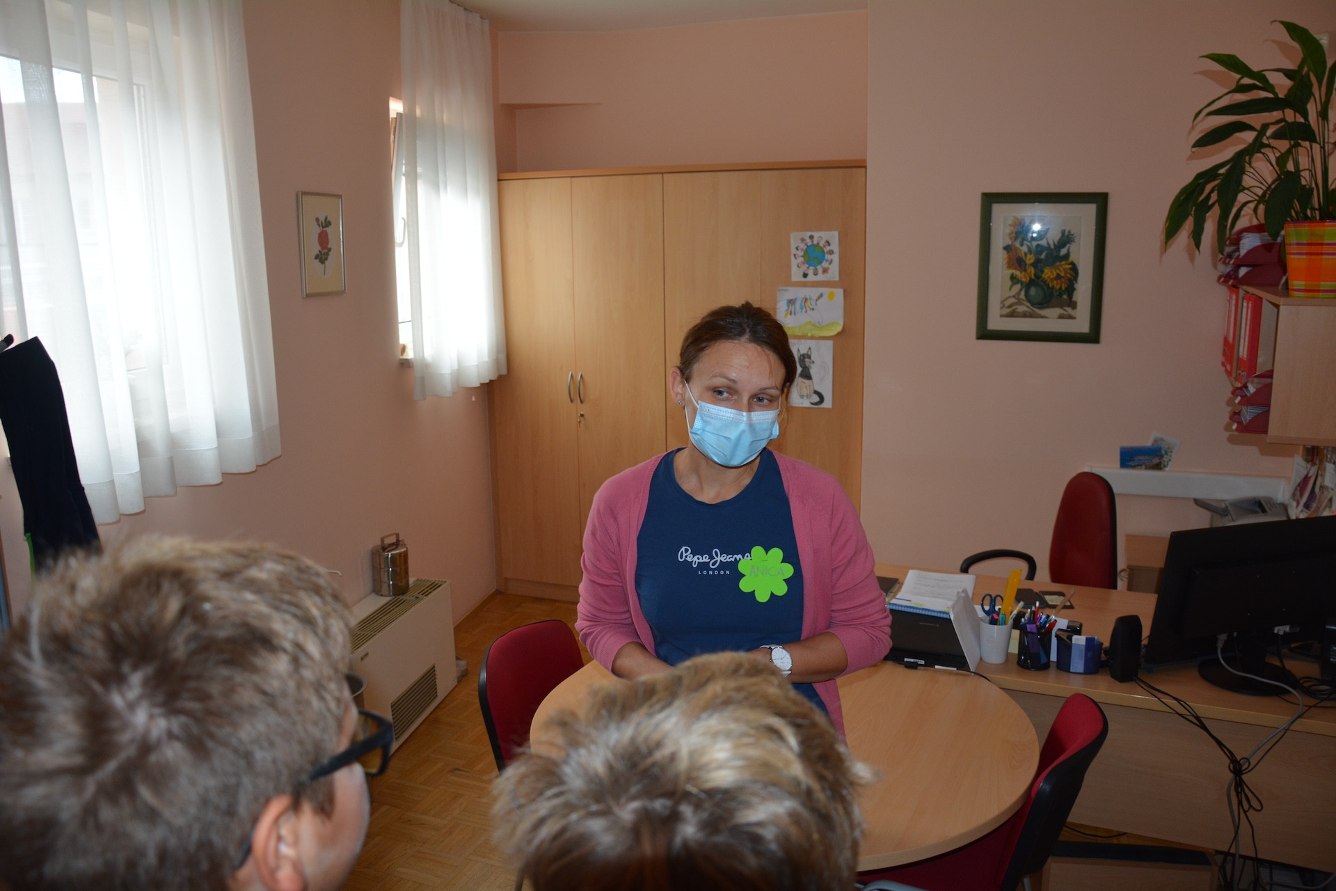 Otroci zaposlenih na obisku v Pegazovem domu