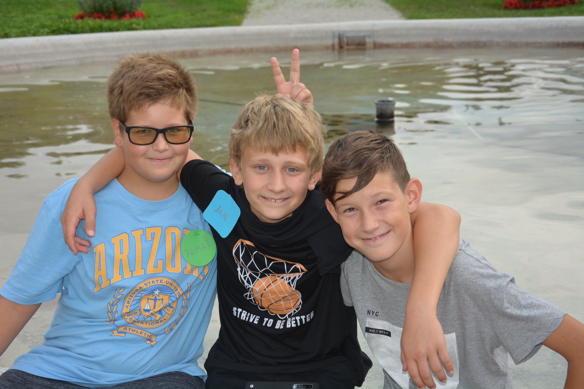 Otroci zaposlenih na obisku v Pegazovem domu