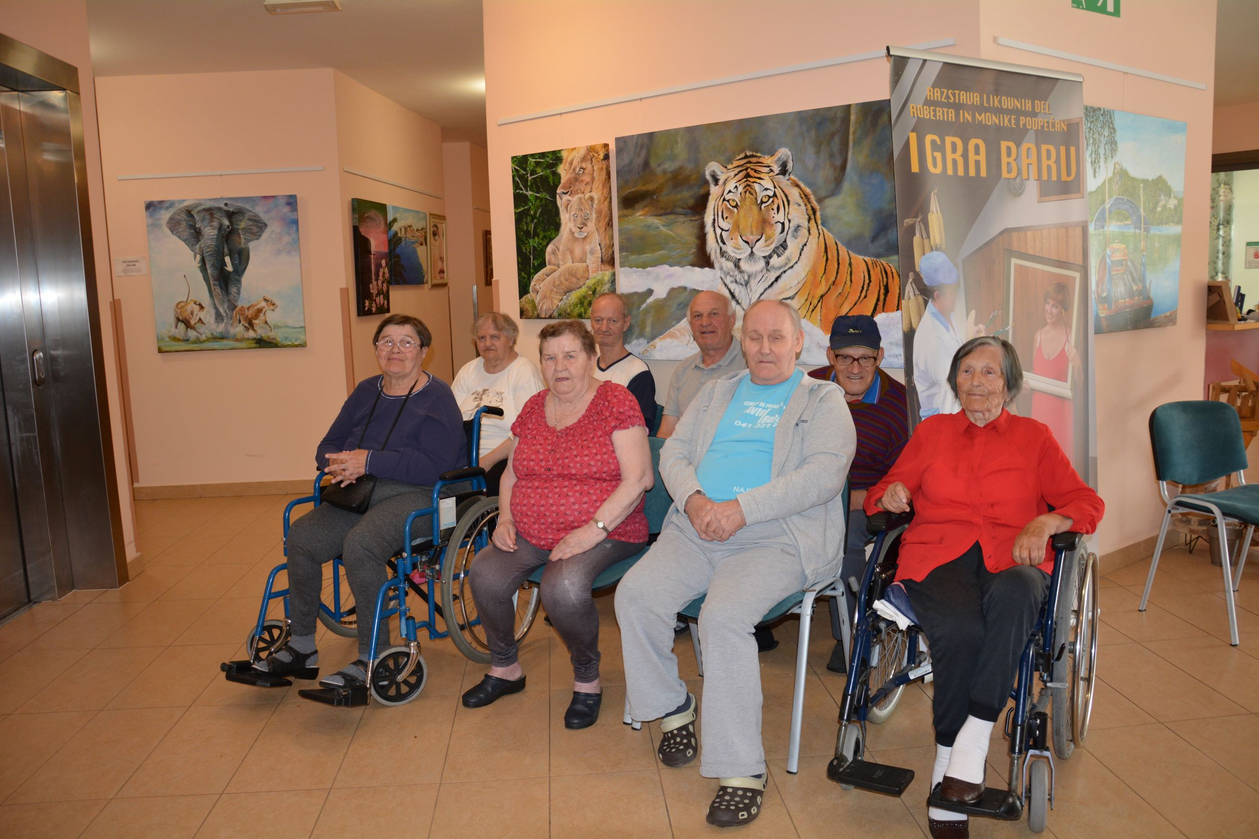 Otvoritev slikarske razstave