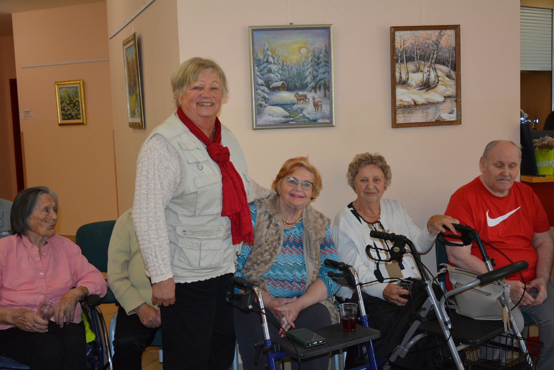 Otvoritev slikarske razstave Marije Ducman