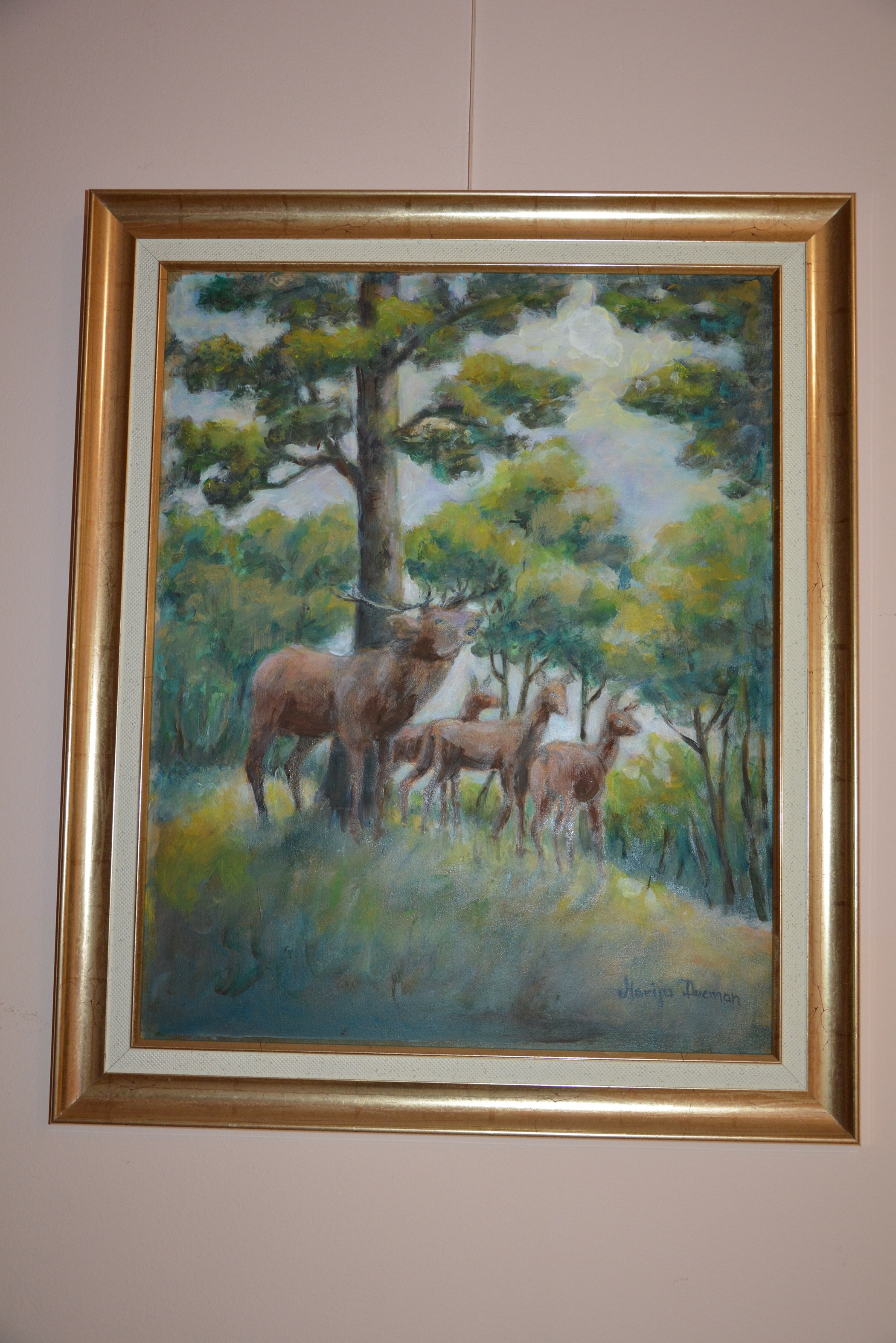 Otvoritev slikarske razstave Marije Ducman