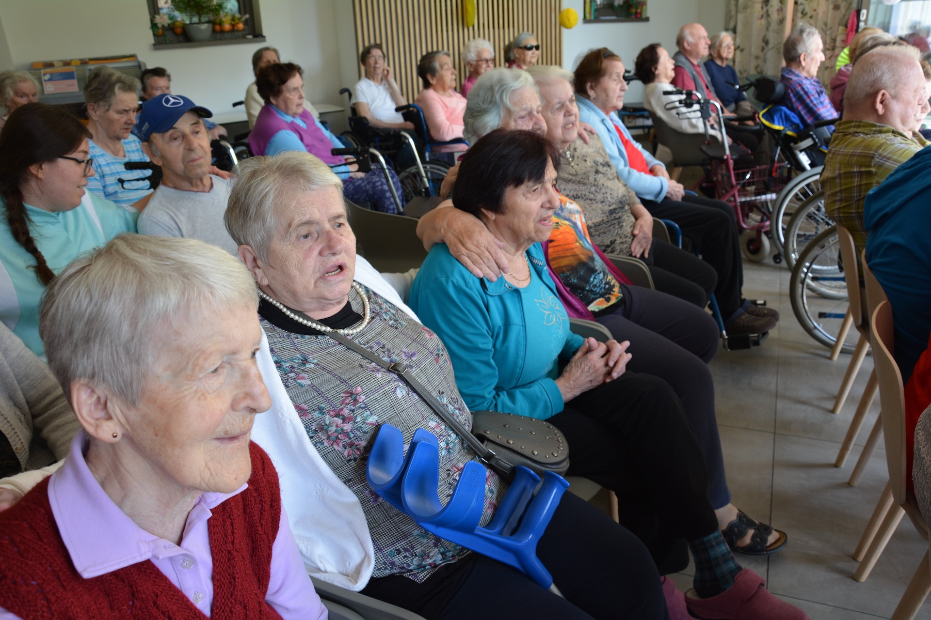 Pevski nastop otrok iz vrtca