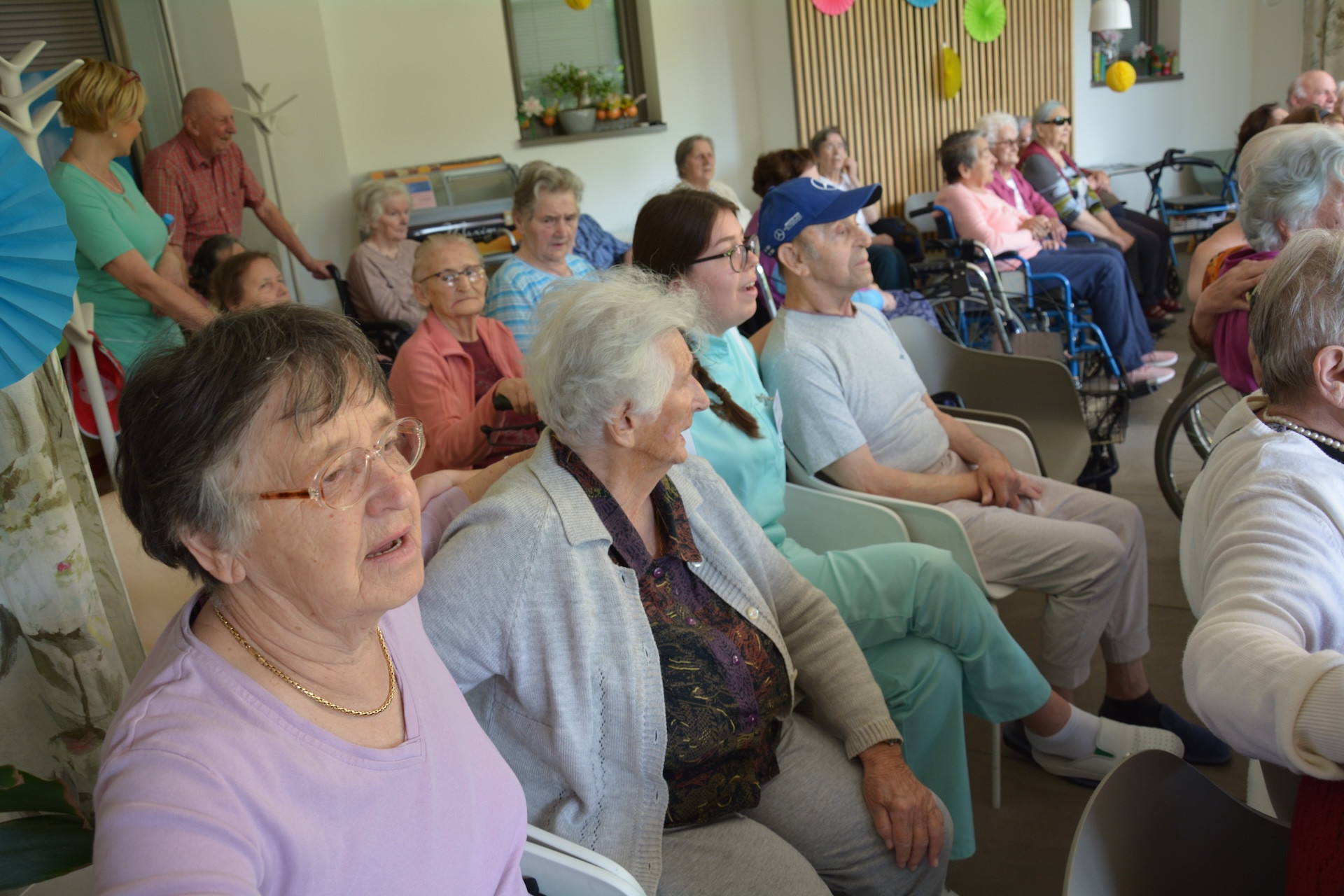 Pevski nastop otrok iz vrtca