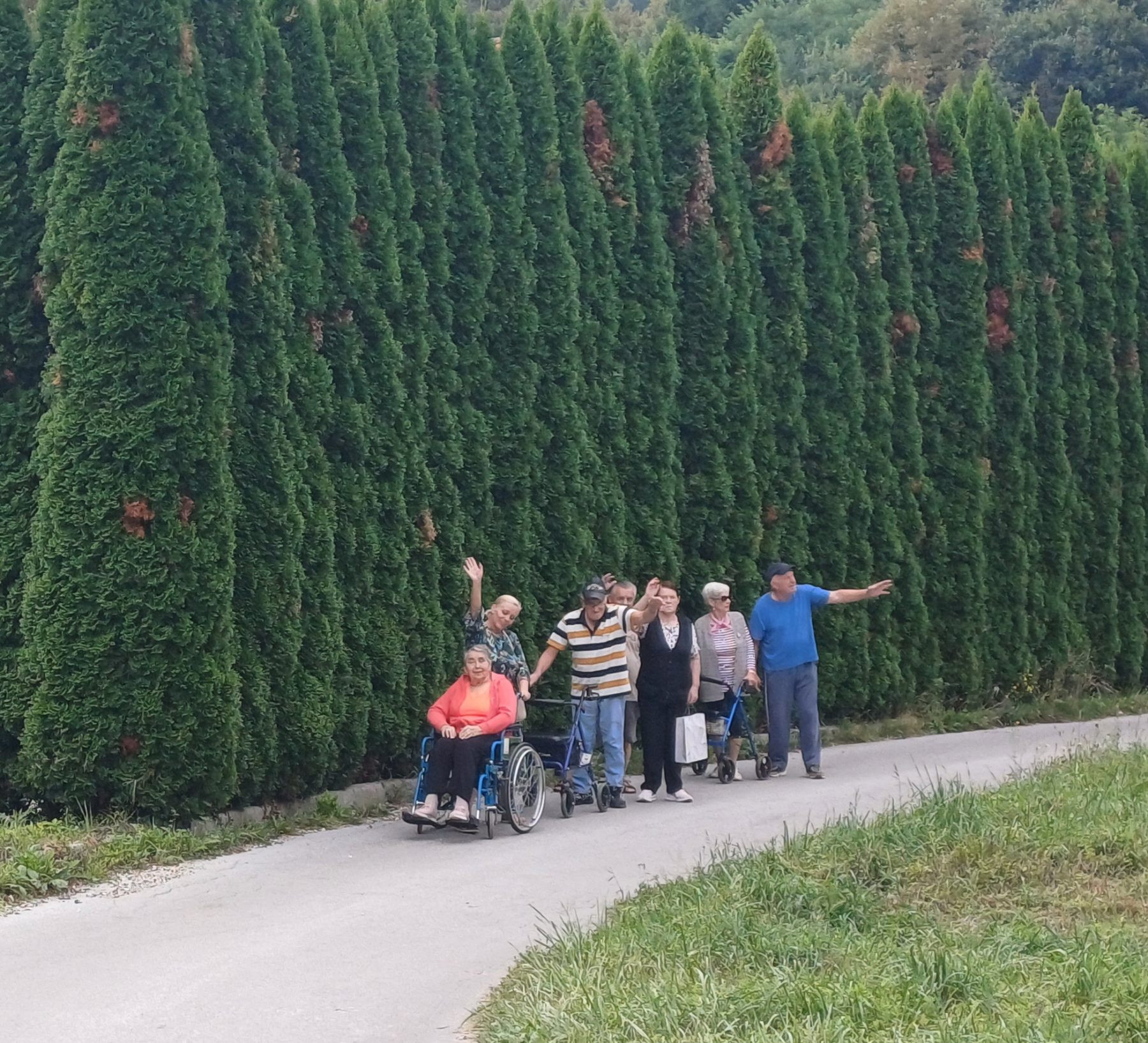 Pri Cvetki v zunanji kuhinji