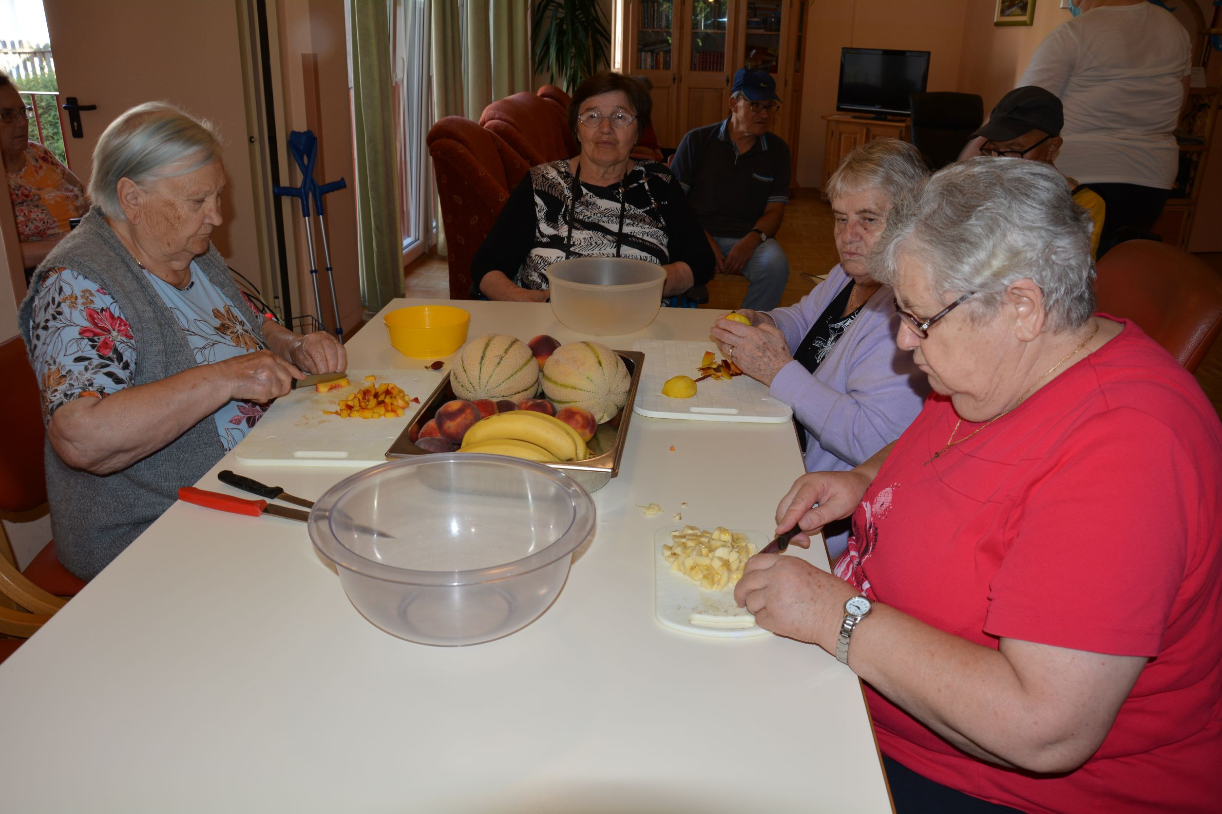 Sadna kupa z domačim sladoledom