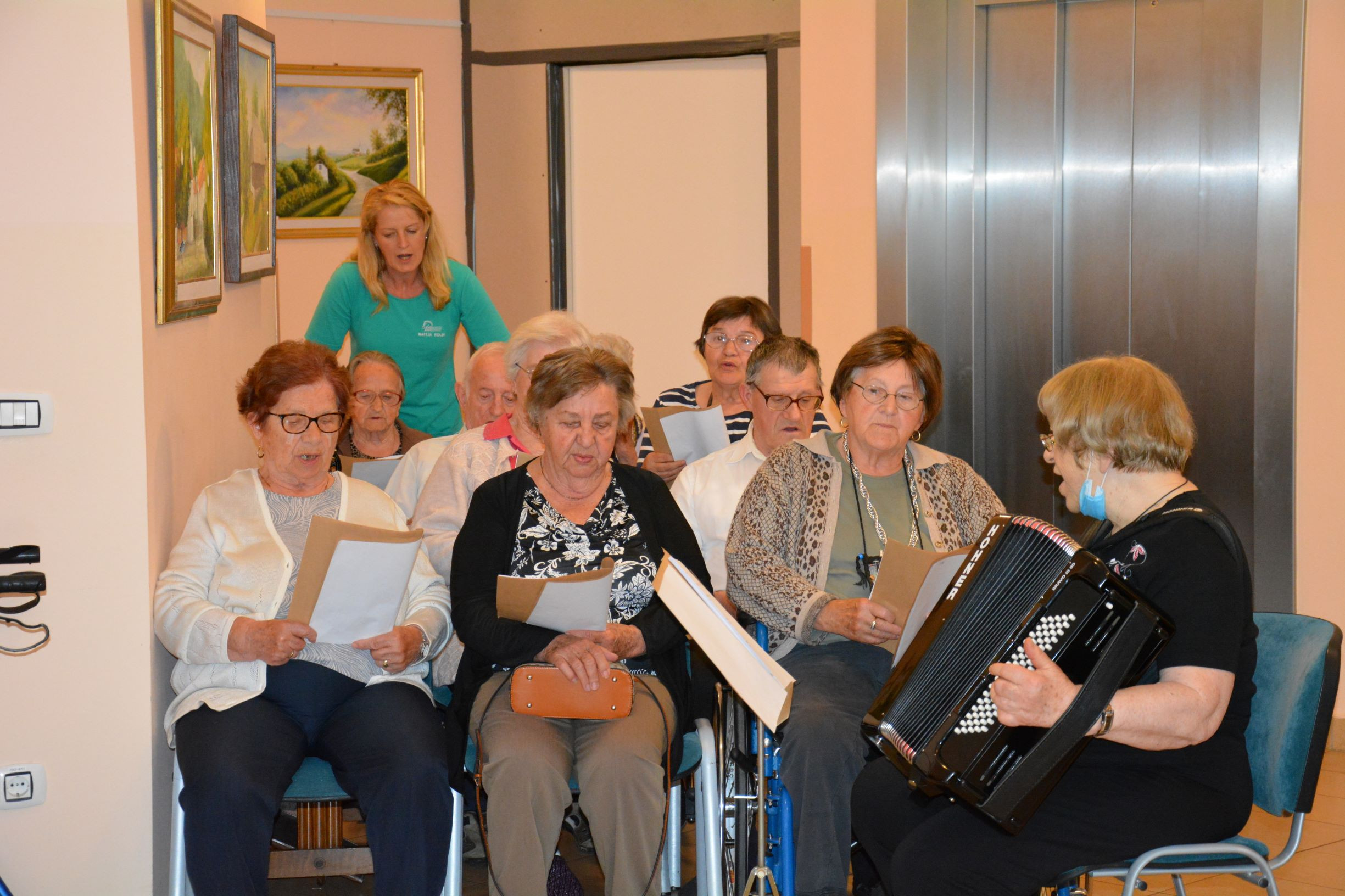 Slikar Vojko Kumer med nami