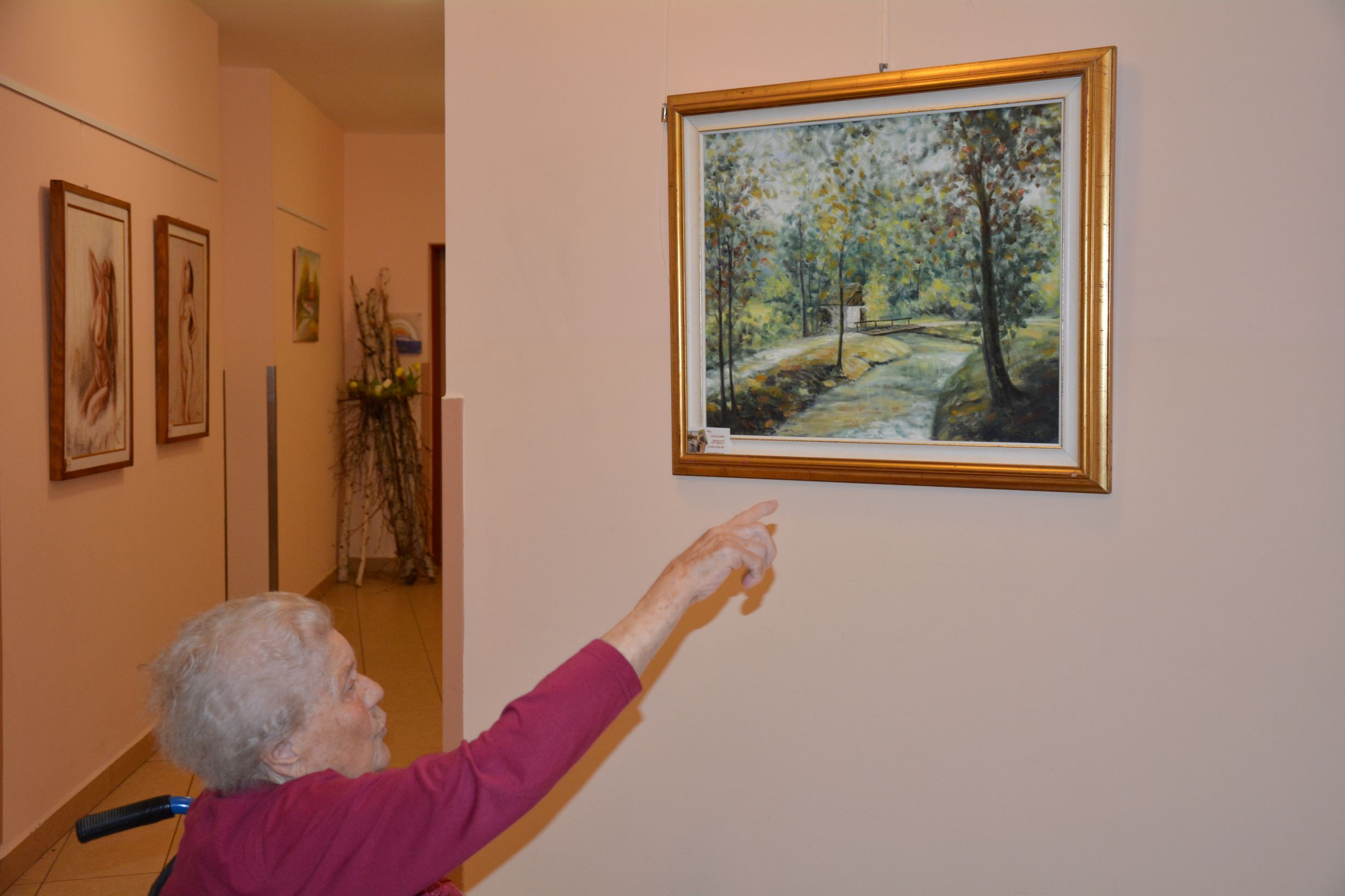 Slikar Vojko Kumer med nami