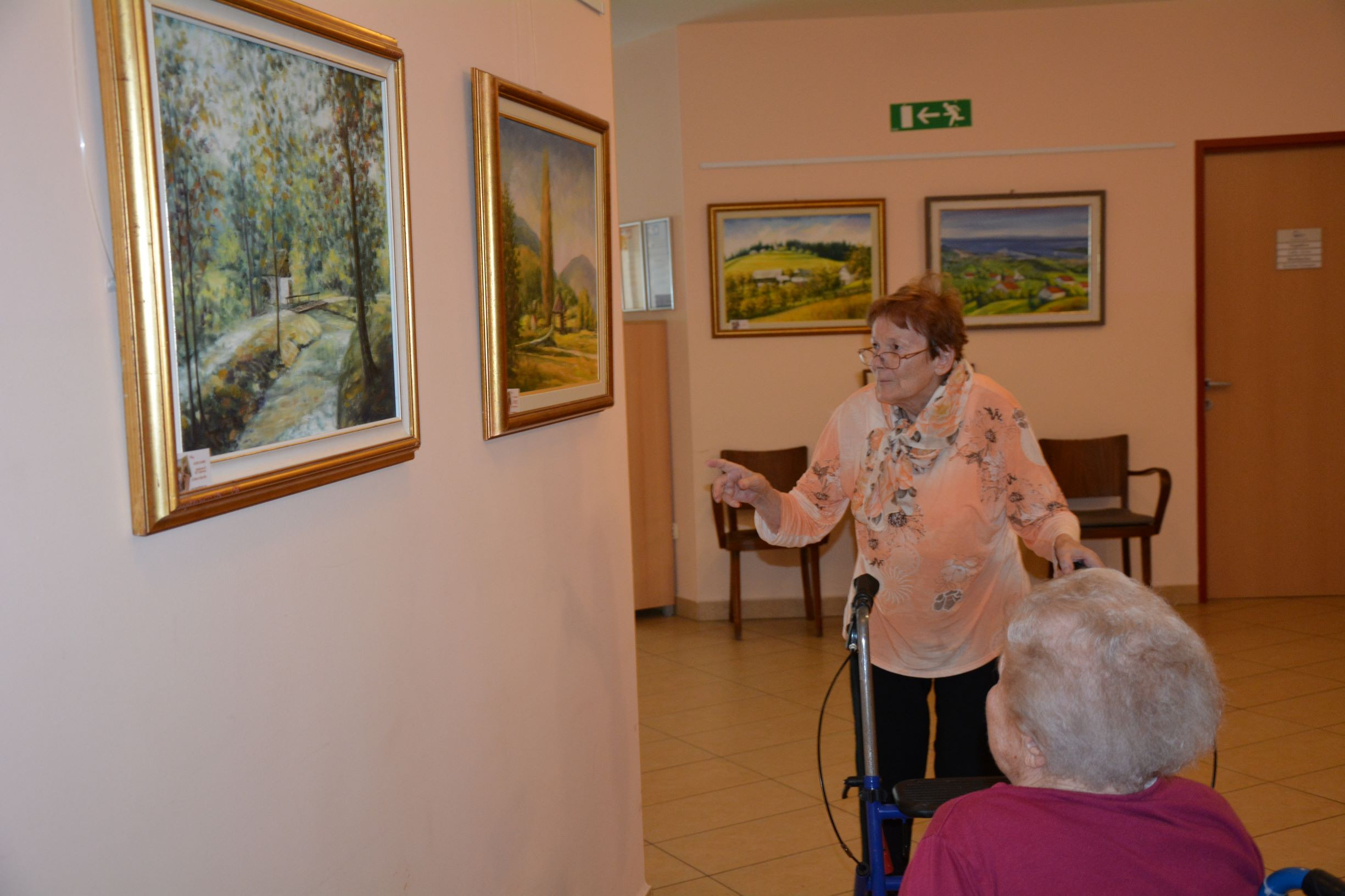 Slikar Vojko Kumer med nami