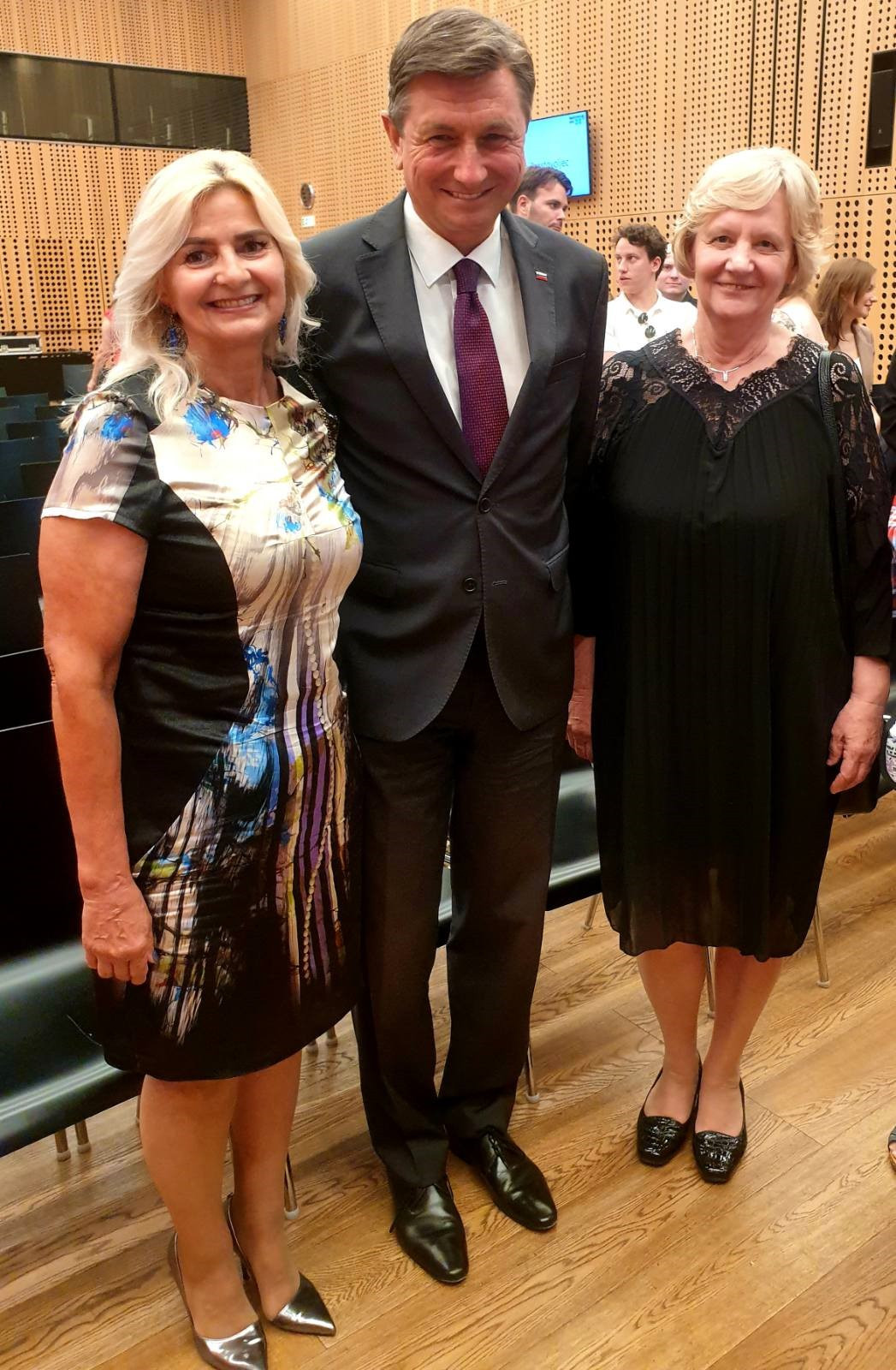 Sprejem pri predsedniku Borutu Pahorju