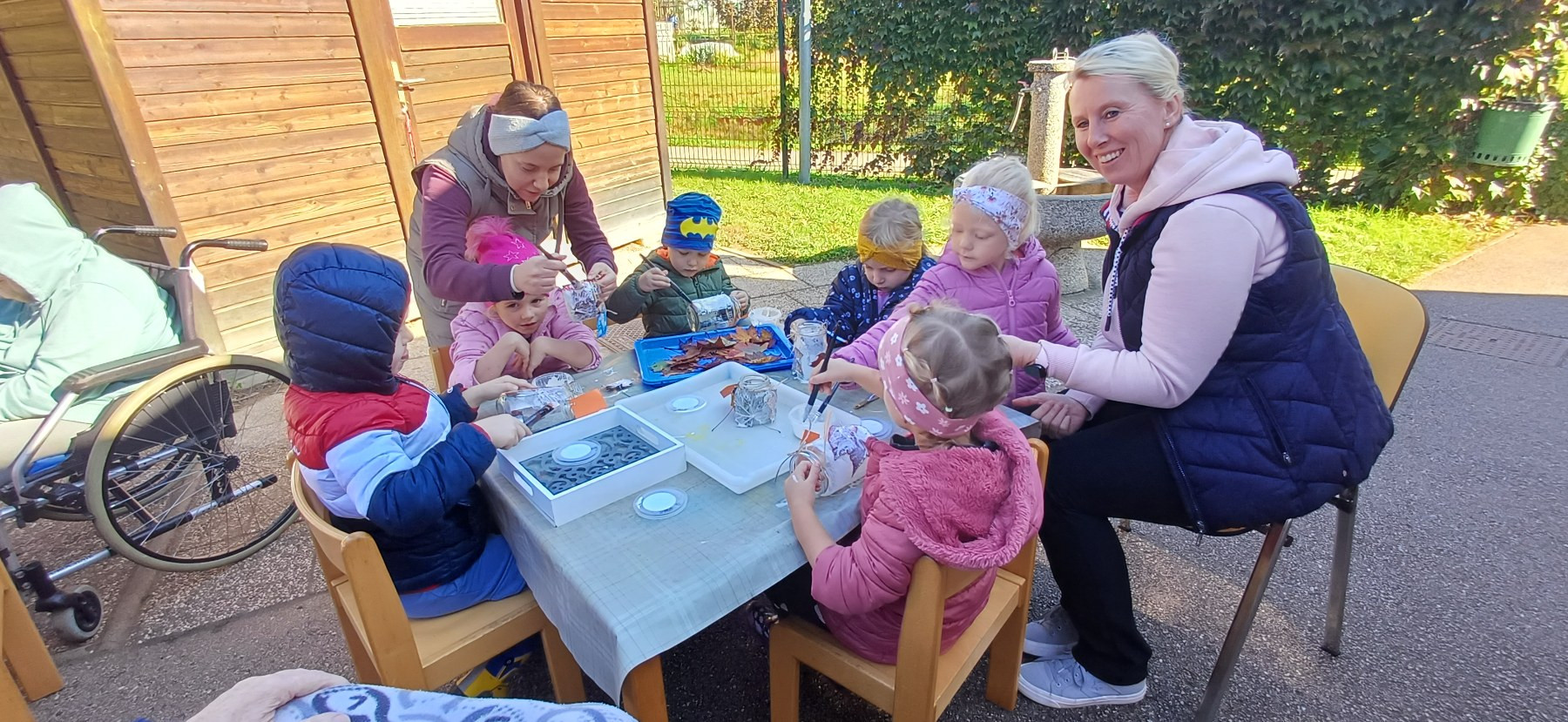 Srečanje polno smeha in ustvarjalnosti
