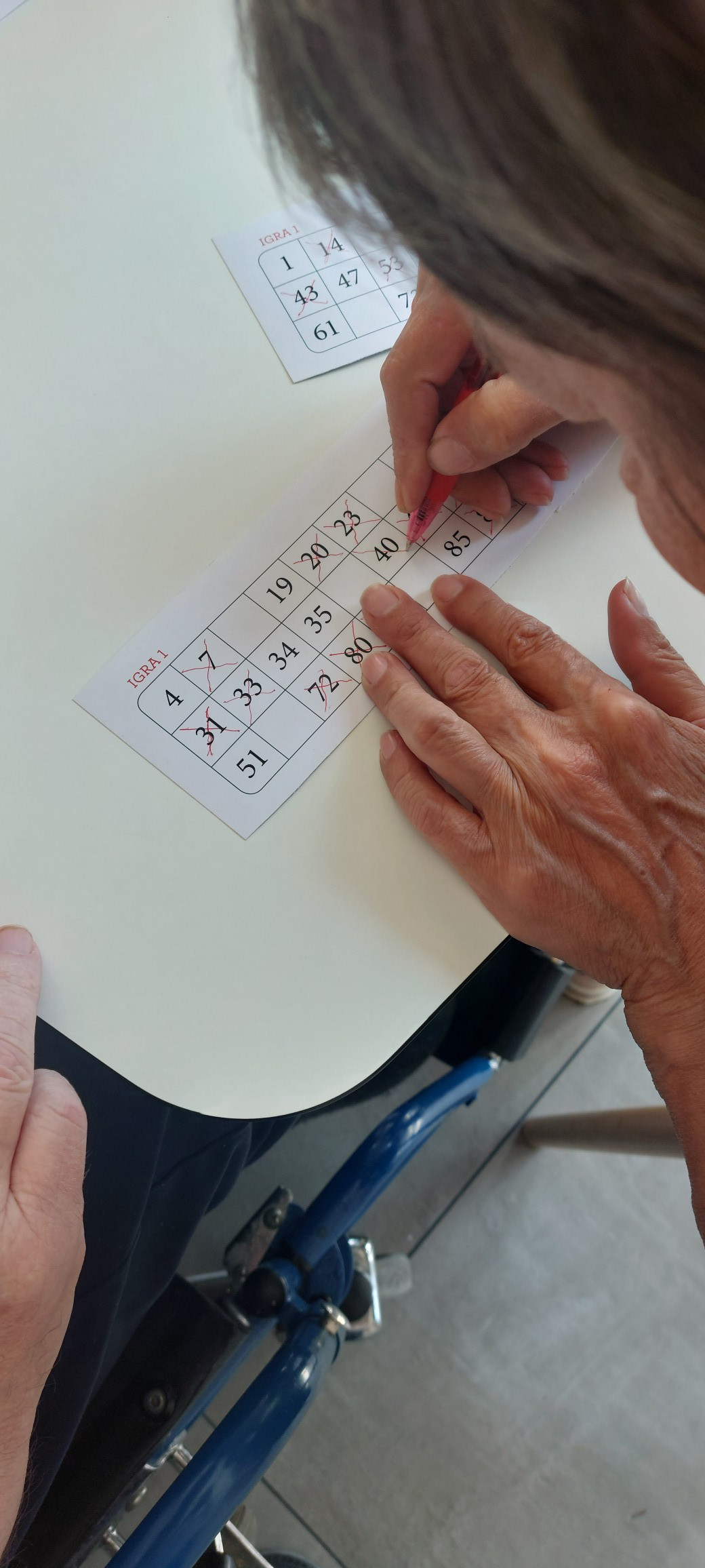 Tombola in priprava bezga