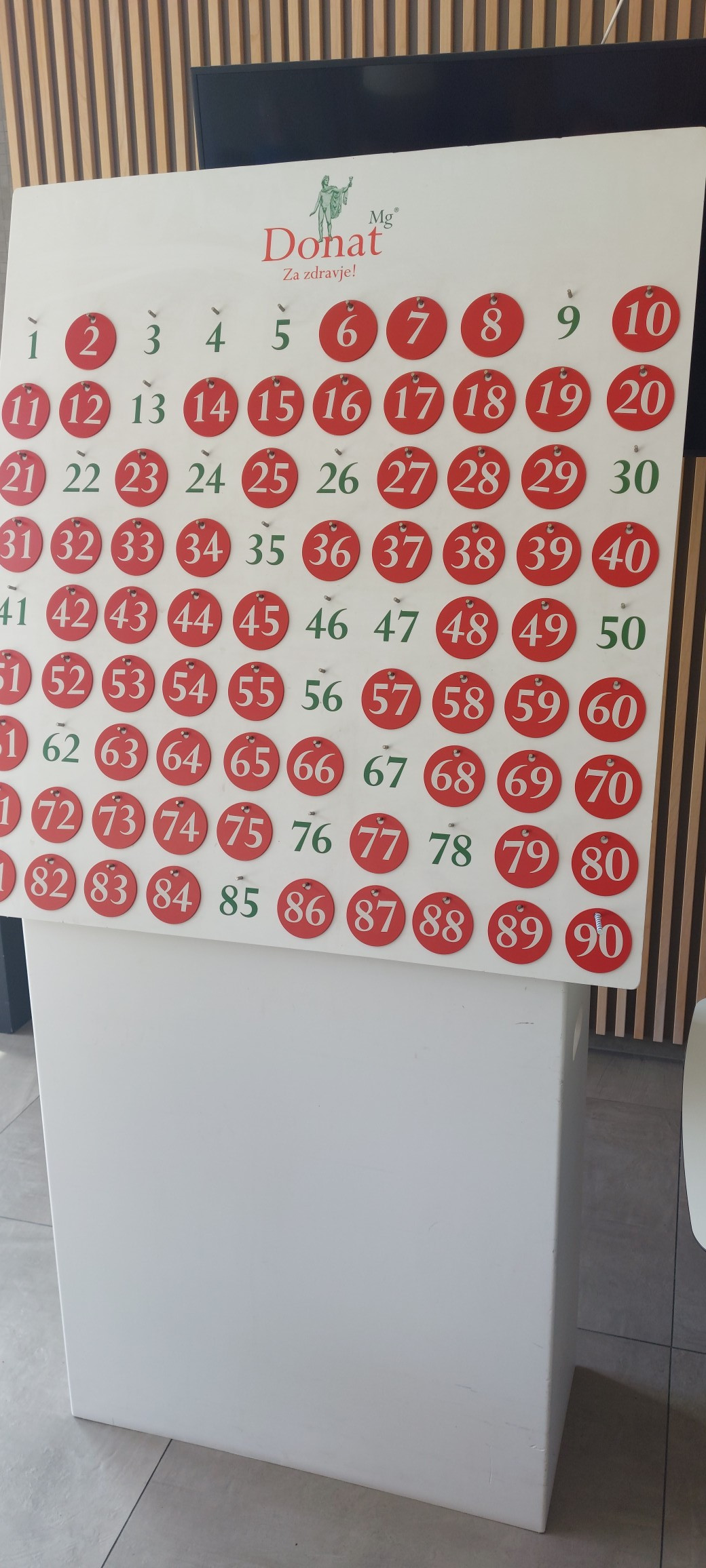 Tombola in priprava bezga