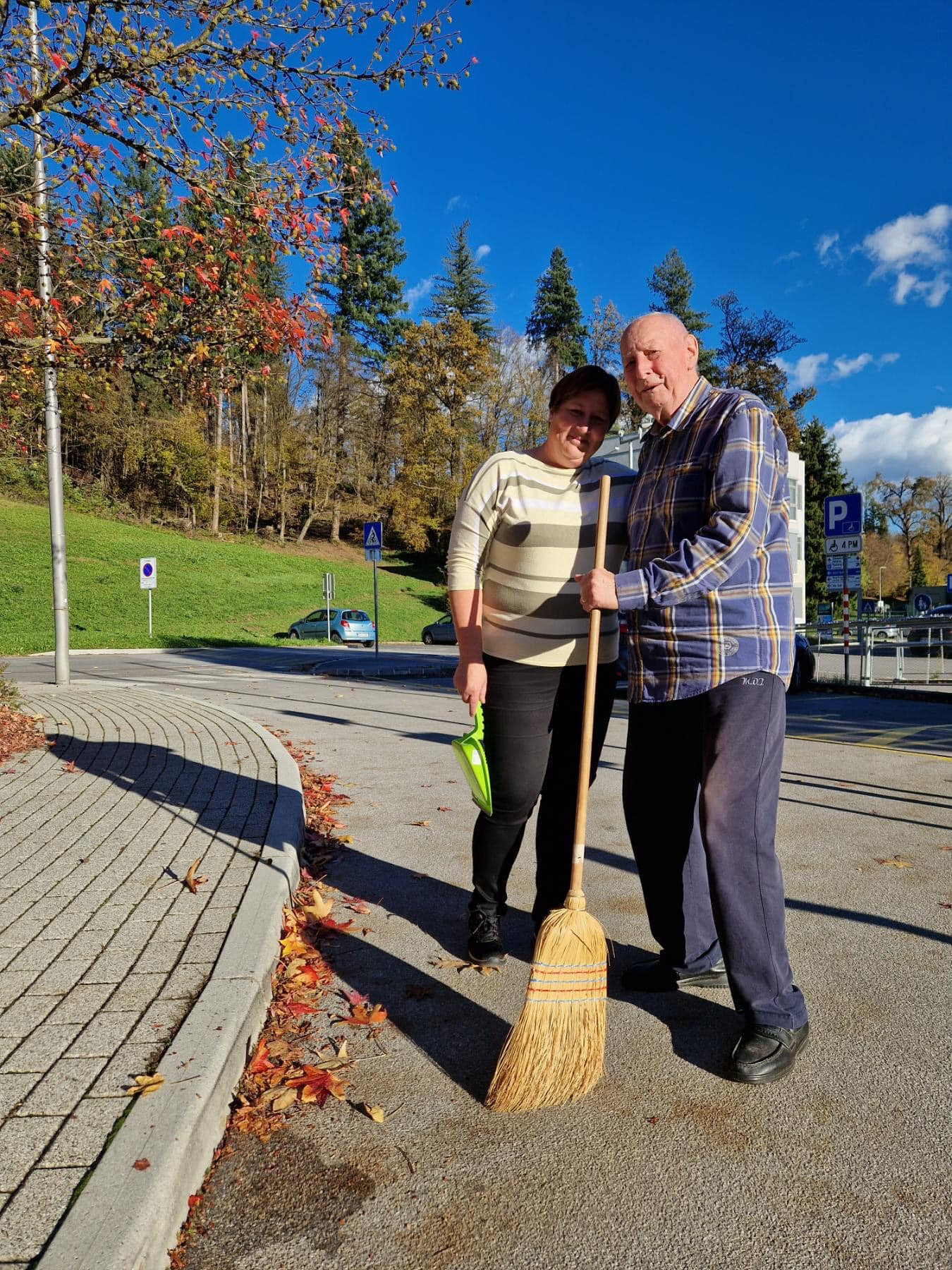 Urejanje parka in priprave na veseli december