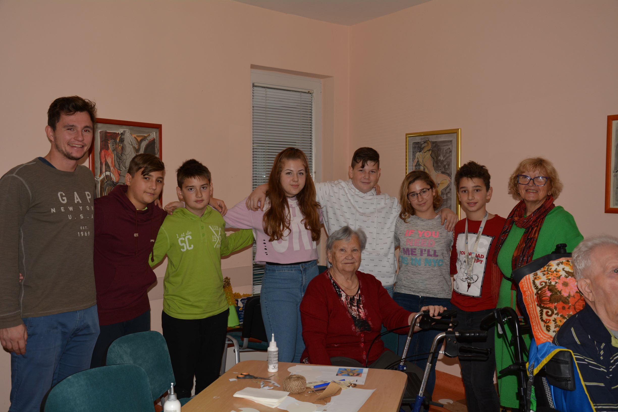 Ustvarjanje z učenci OŠ Bistrica ob Sotli