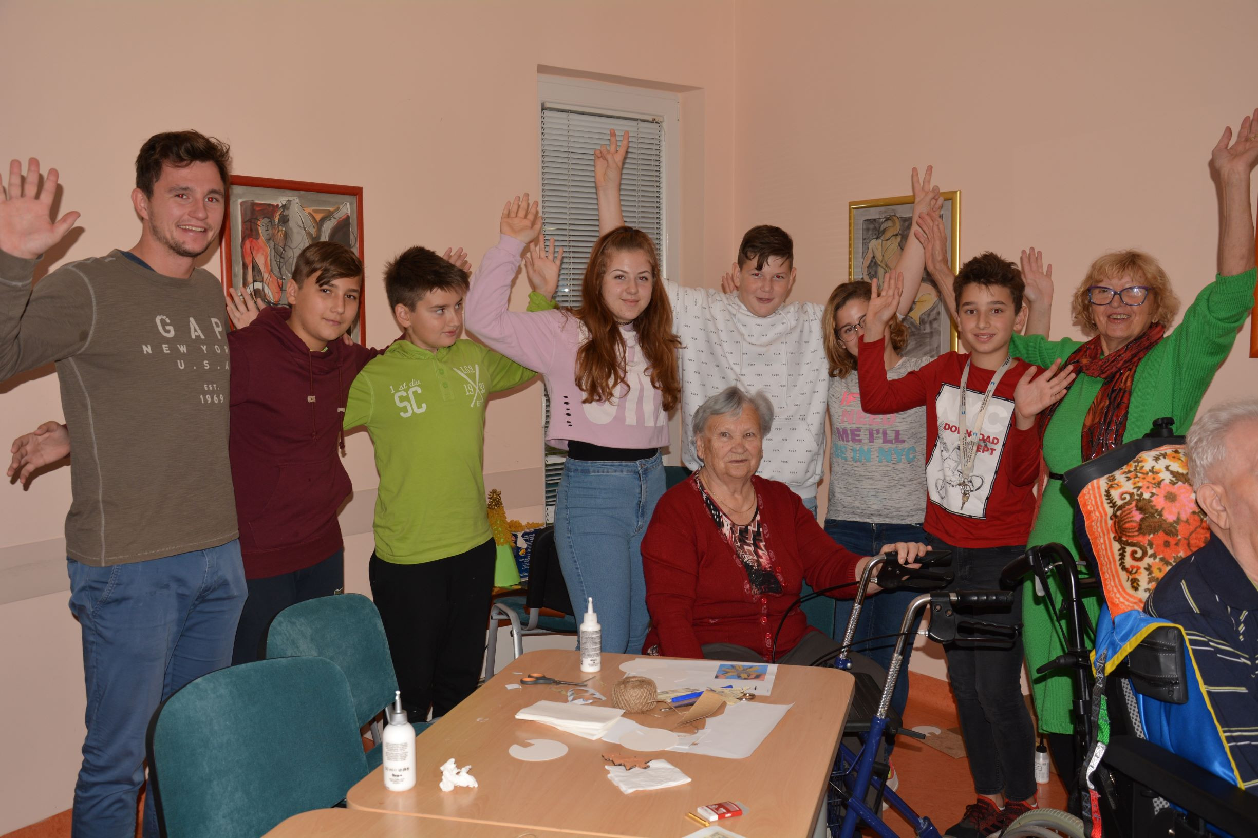 Ustvarjanje z učenci OŠ Bistrica ob Sotli