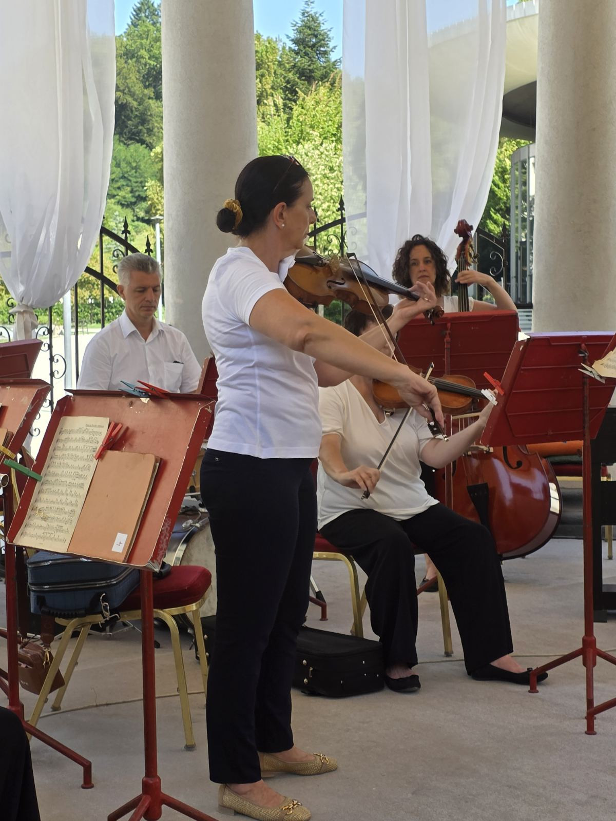 V zdraviliški park na promenadni koncert Musice Camerate