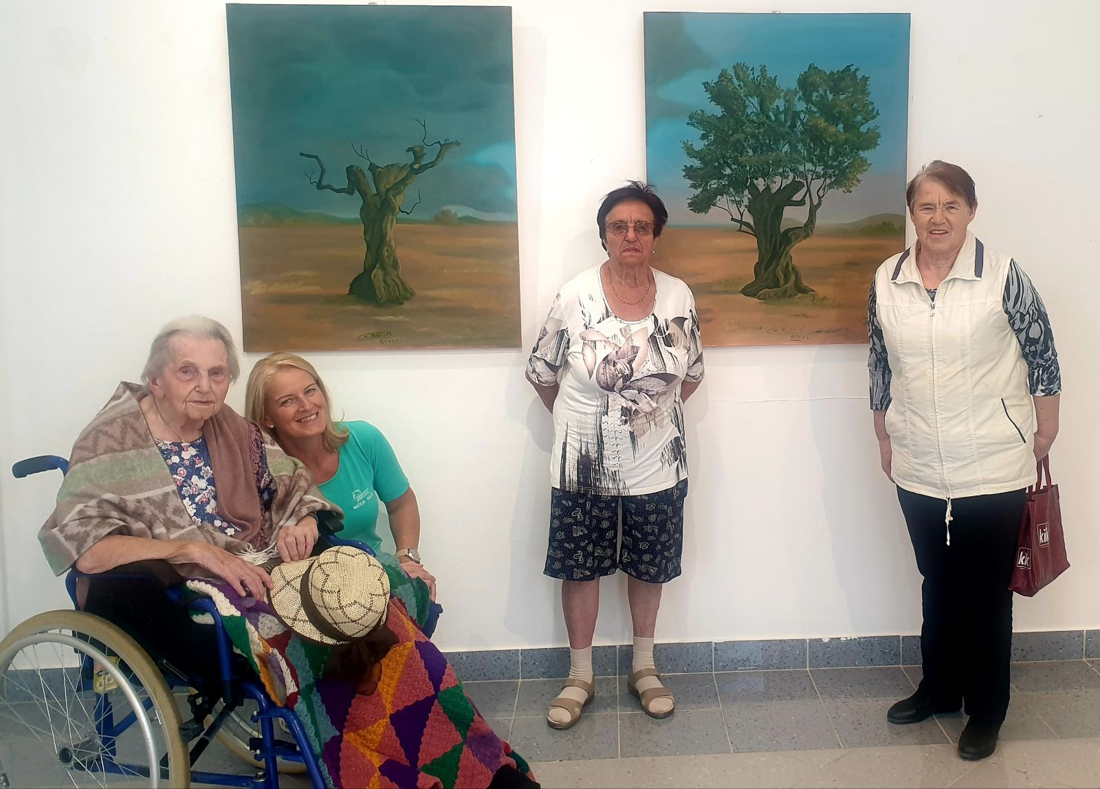 Zagorski štruklji in ogled razstave slik Ervina Dvoršaka