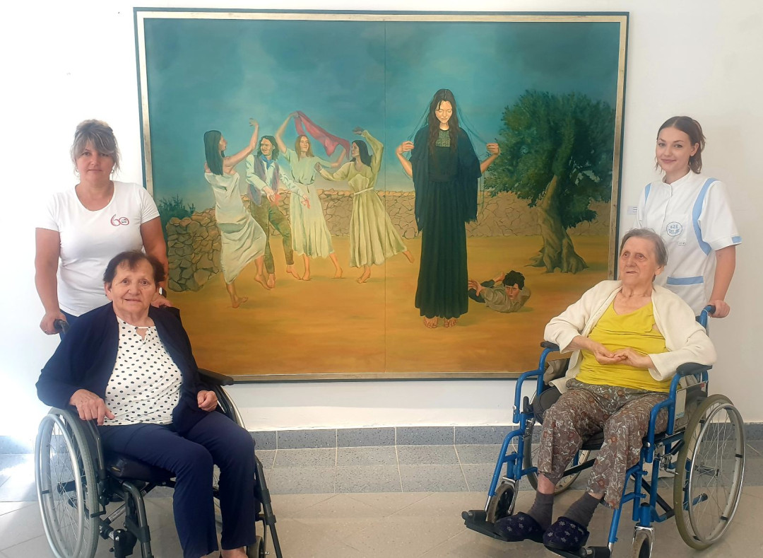 Zagorski štruklji in ogled razstave slik Ervina Dvoršaka