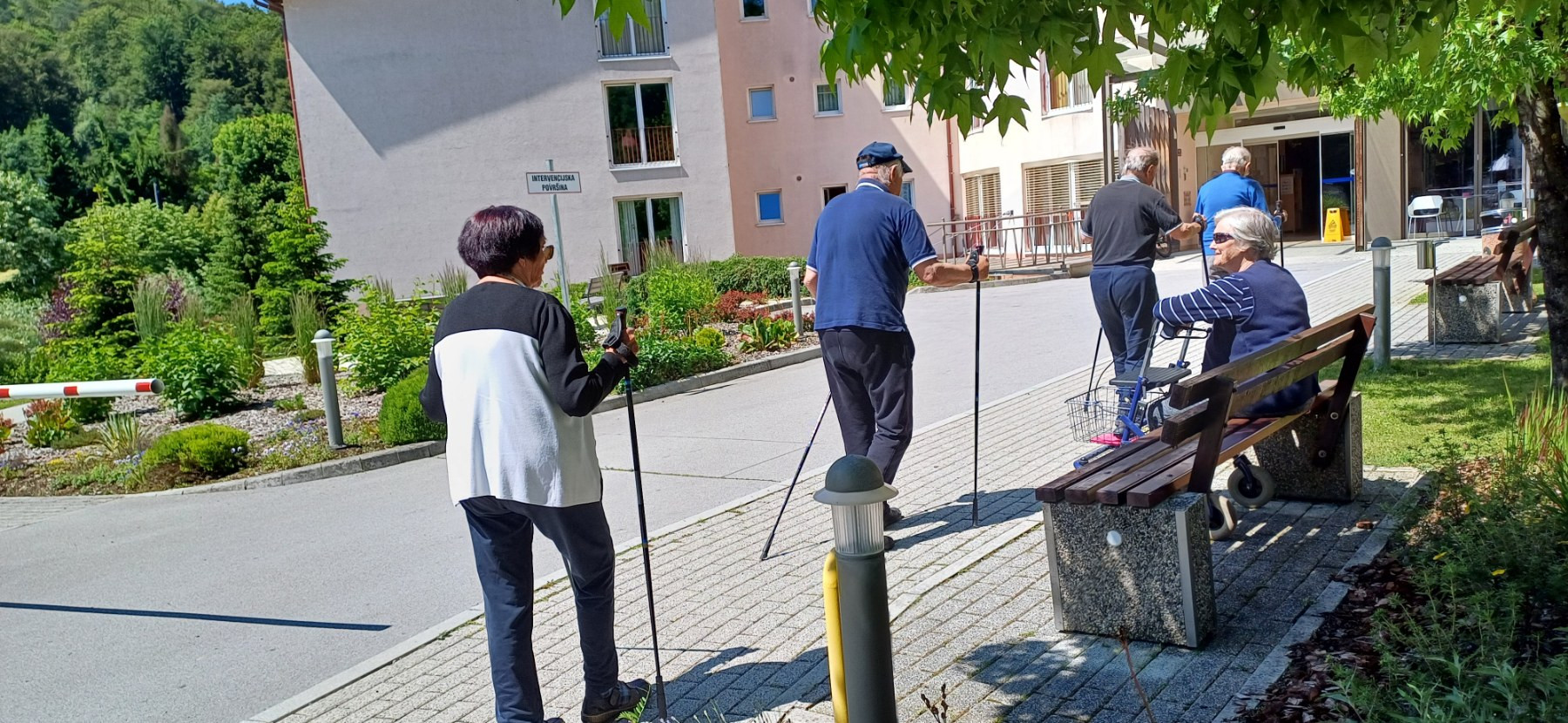 Žoga bend in nordijska hoja