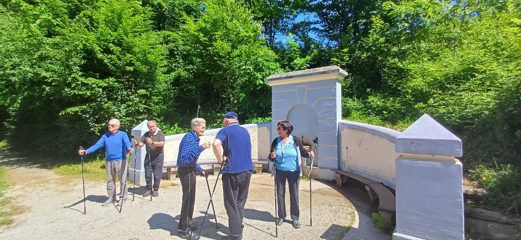 Žoga bend in nordijska hoja