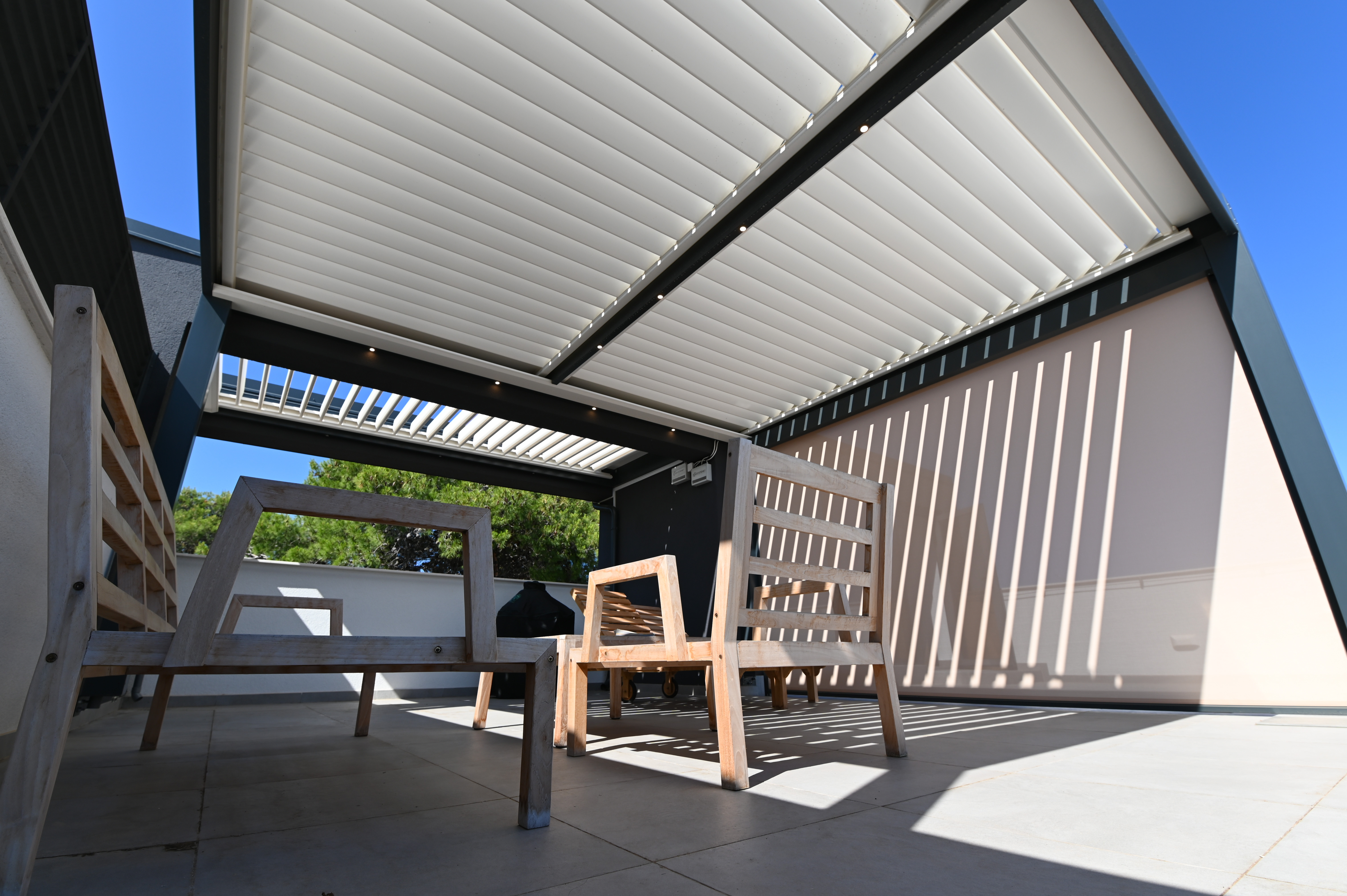 Lamelna pergola Misteral