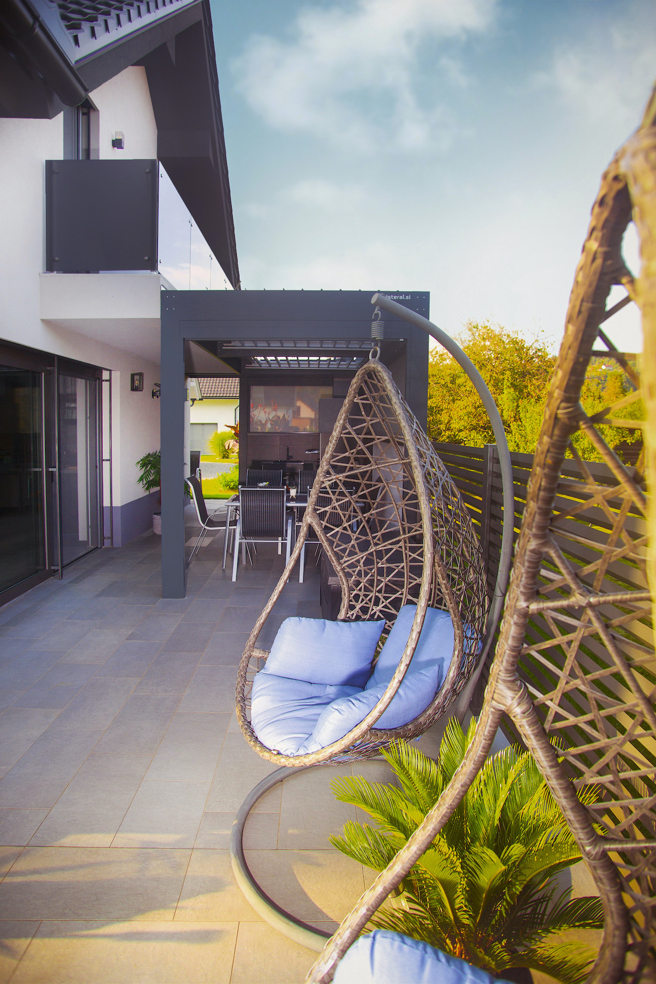 Project DB Mozirje - Bioclimatic pergola Misteral - Terrace, brisole, zip roller blinds