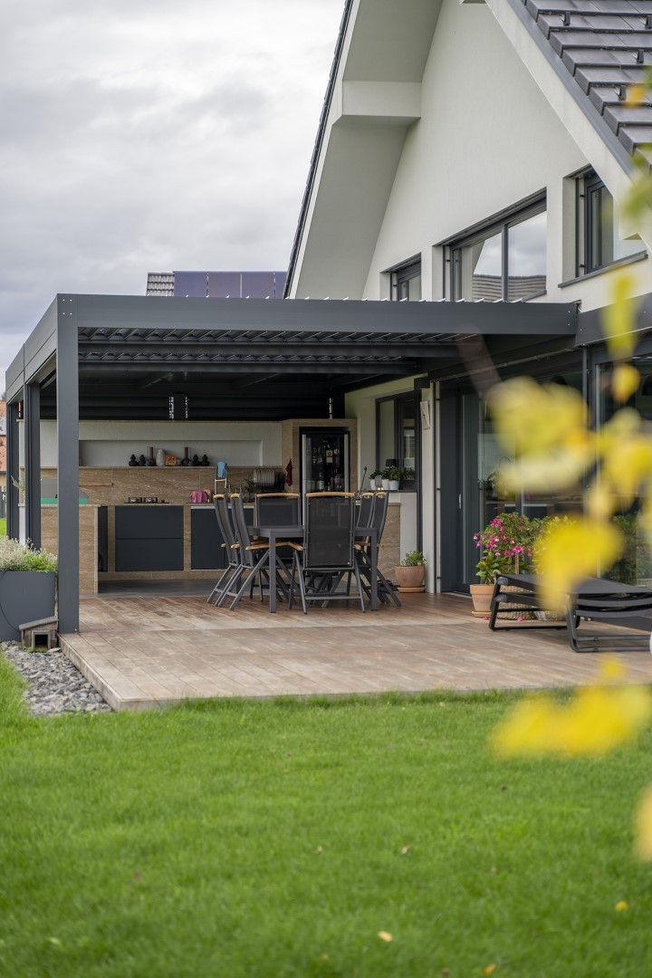 Project lamella pergola IK Artiče