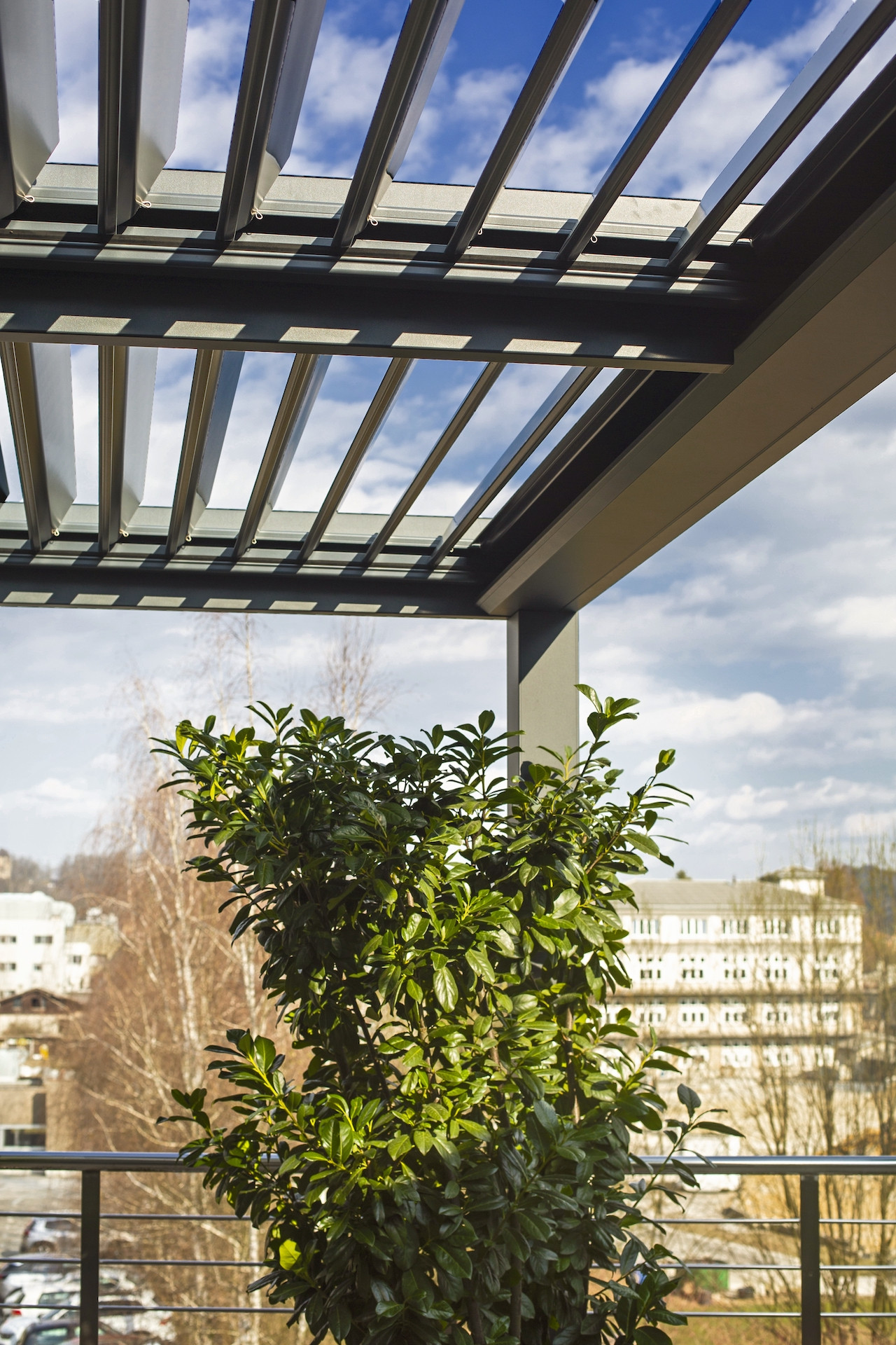 Project lamella pergola Institut Jožef Stefan Ljubljana