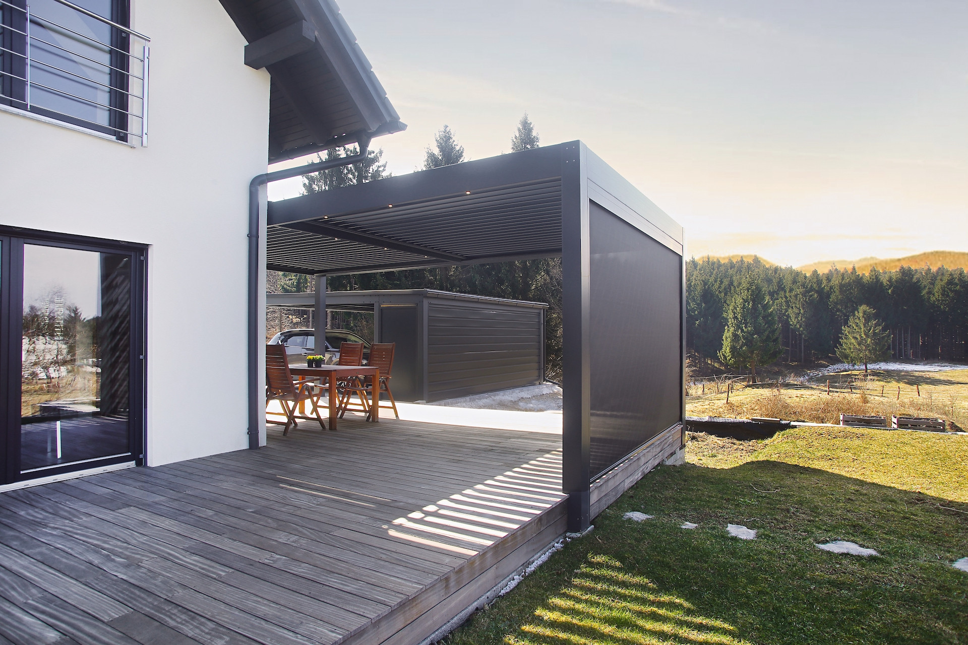 Project lamella pergola KZ Postojna