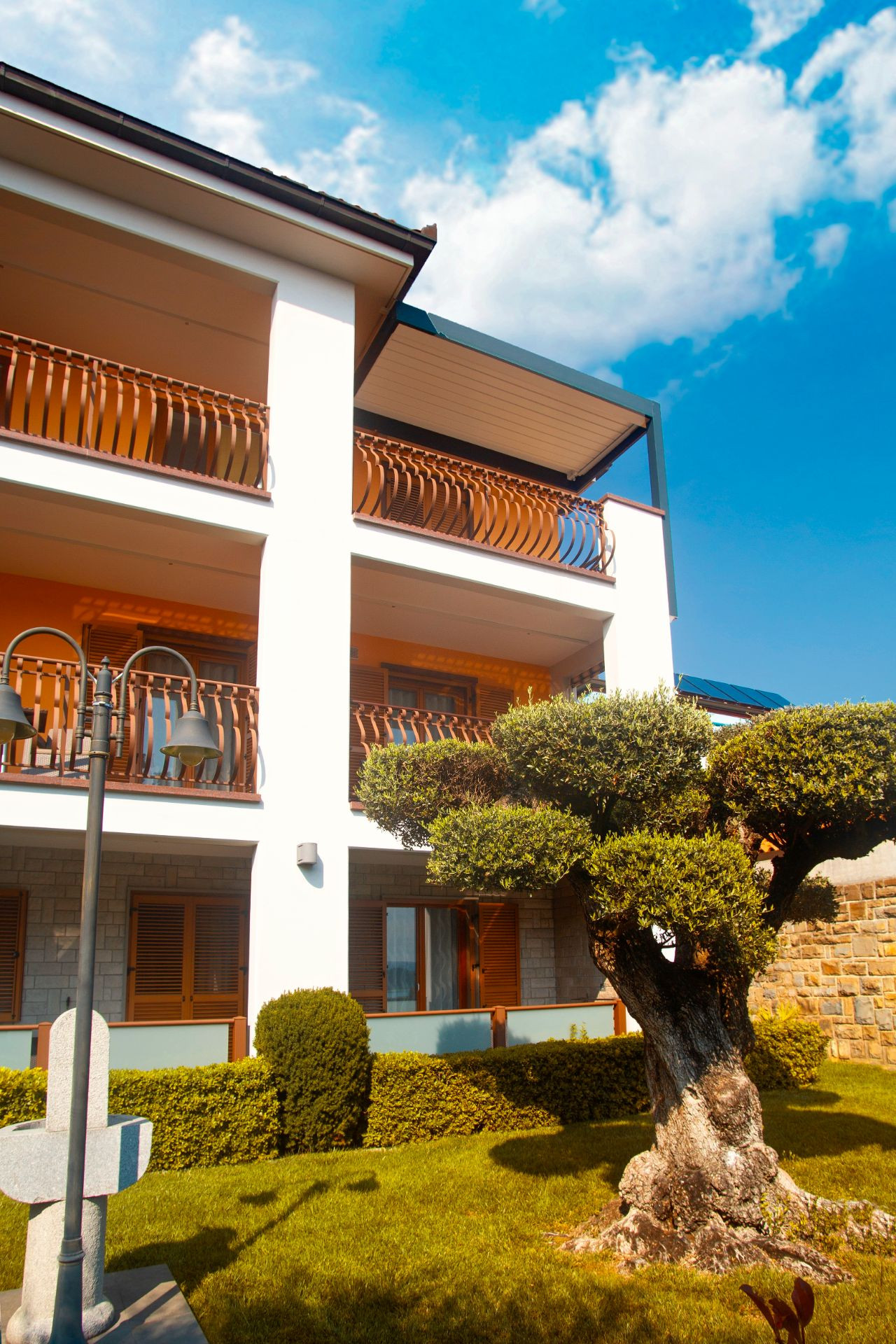 Project Pension Silvia - Portorož - Bioclimatic pergola Misteral - Terrace, brisole, zip roller blinds