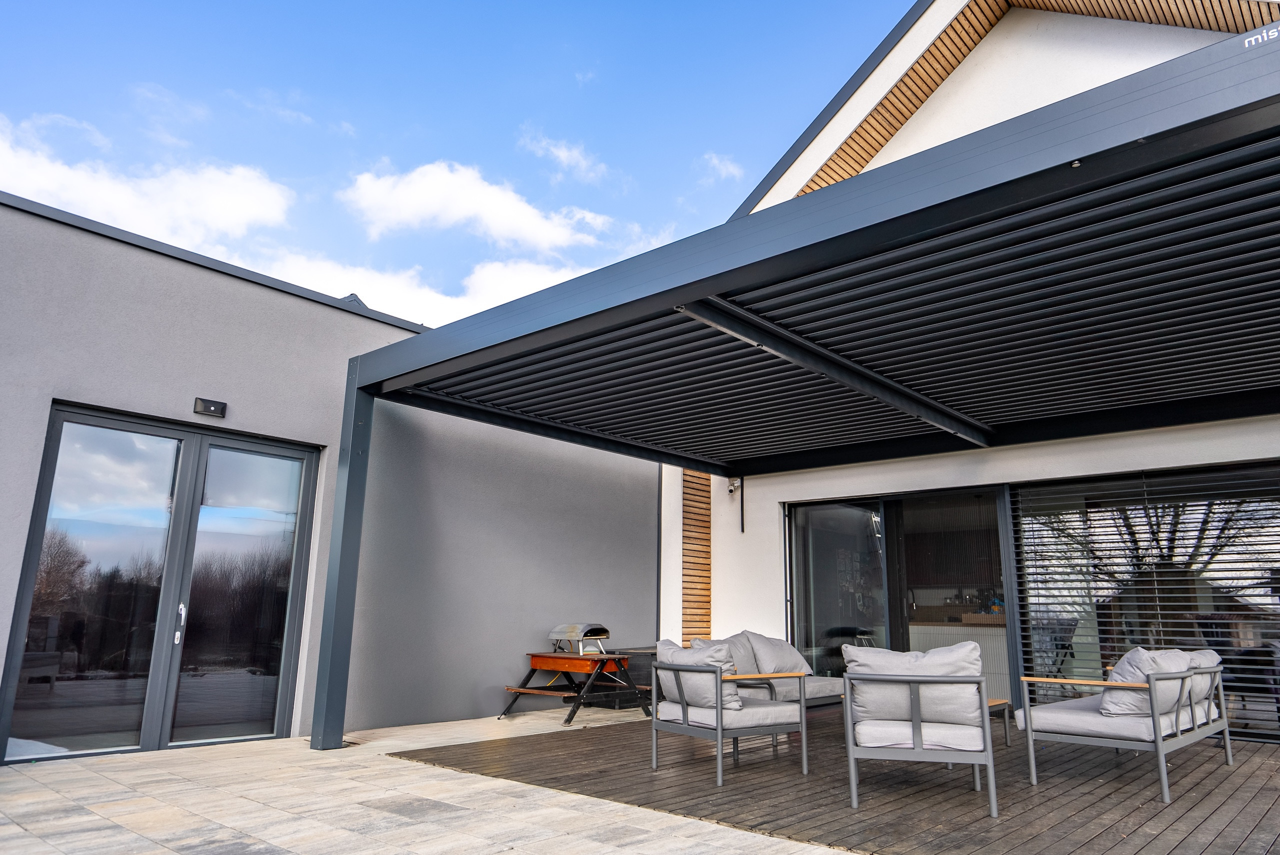 Project lamella pergola Projekt IŠ