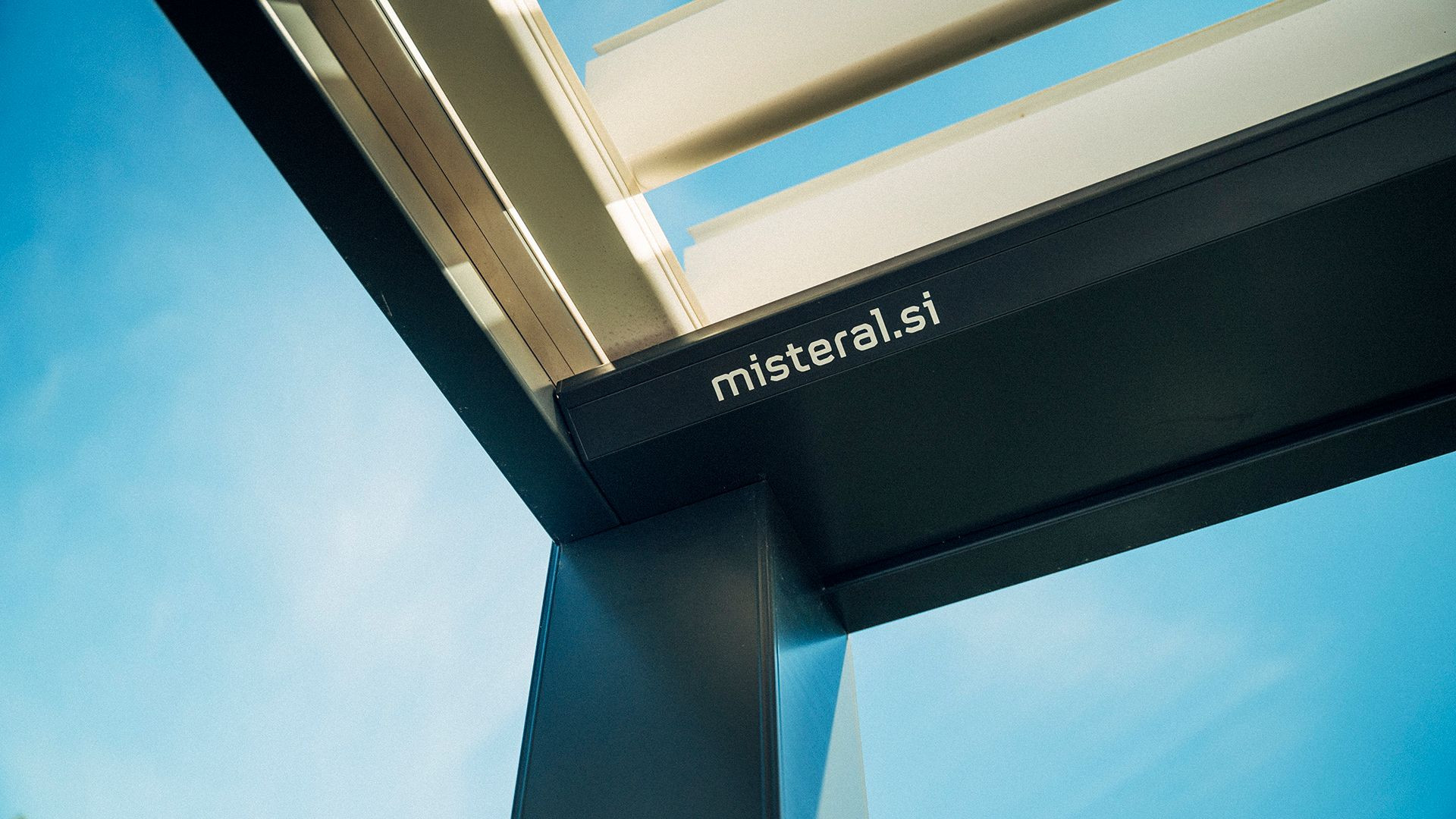 Project MK Novo mesto - Bioclimatic pergola Misteral - Terrace, brisole, zip roller blinds