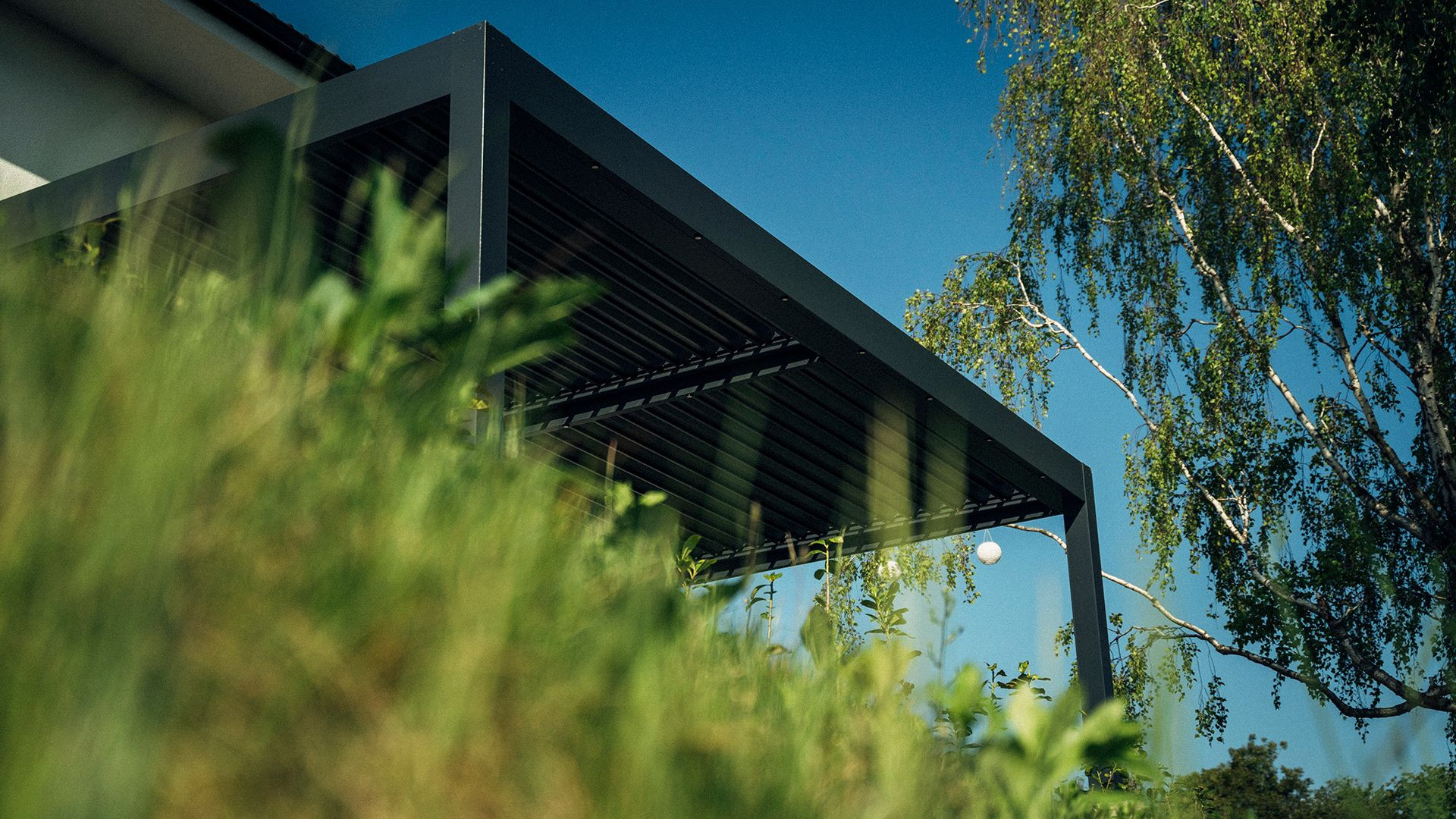 Project PČ Krško - Bioclimatic pergola Misteral - Terrace, brisole, zip roller blinds