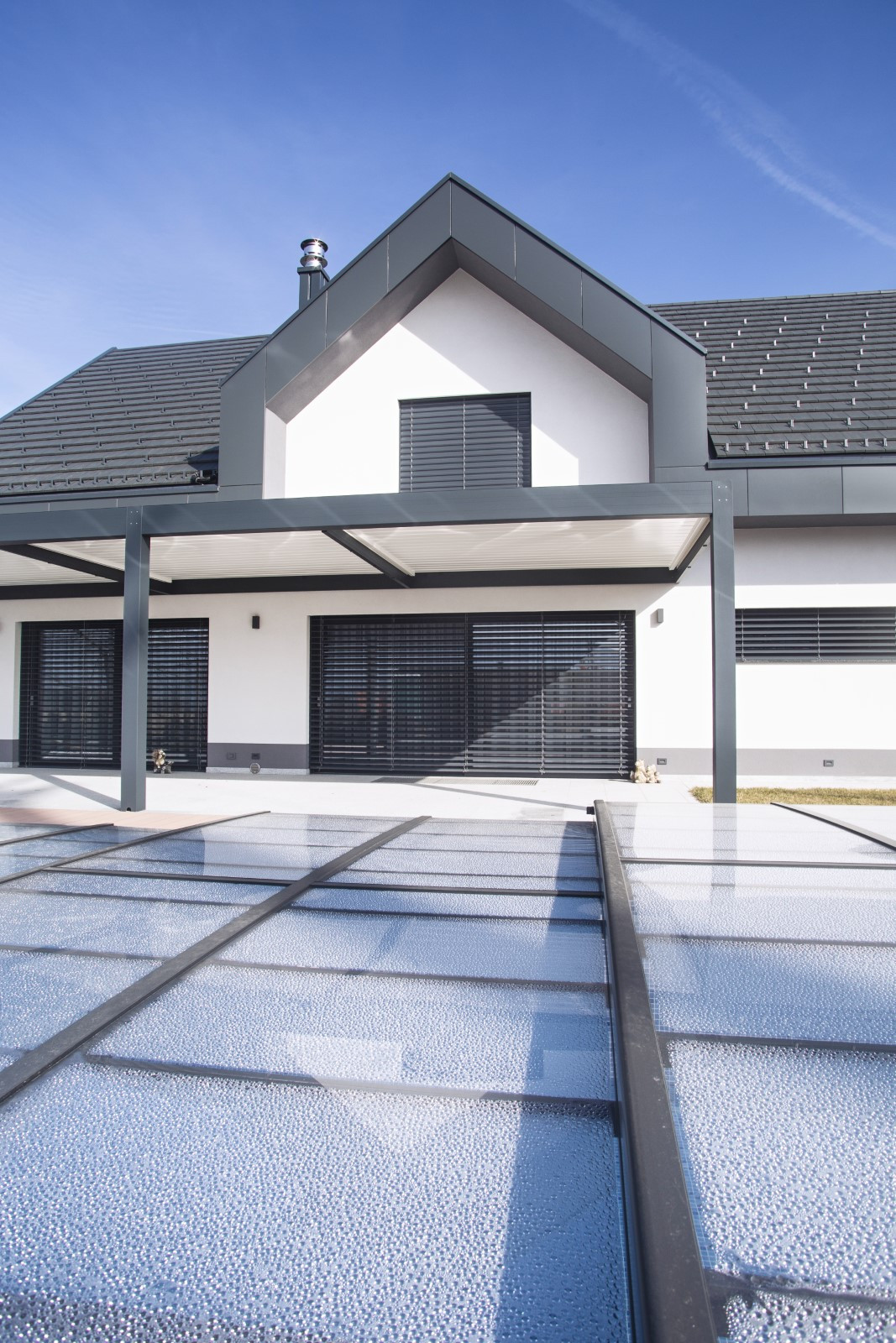 Projekt lamelna pergola BB Lesce