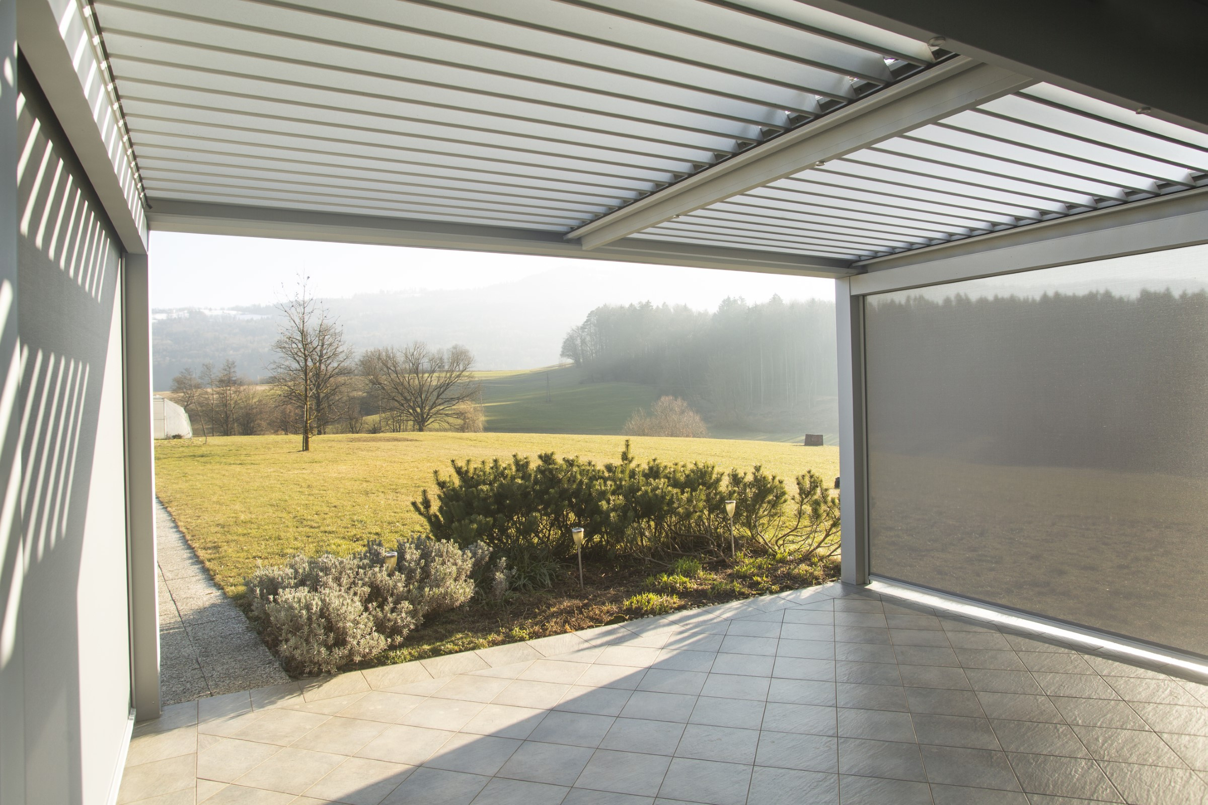 Projekt lamelna pergola BB Moravče