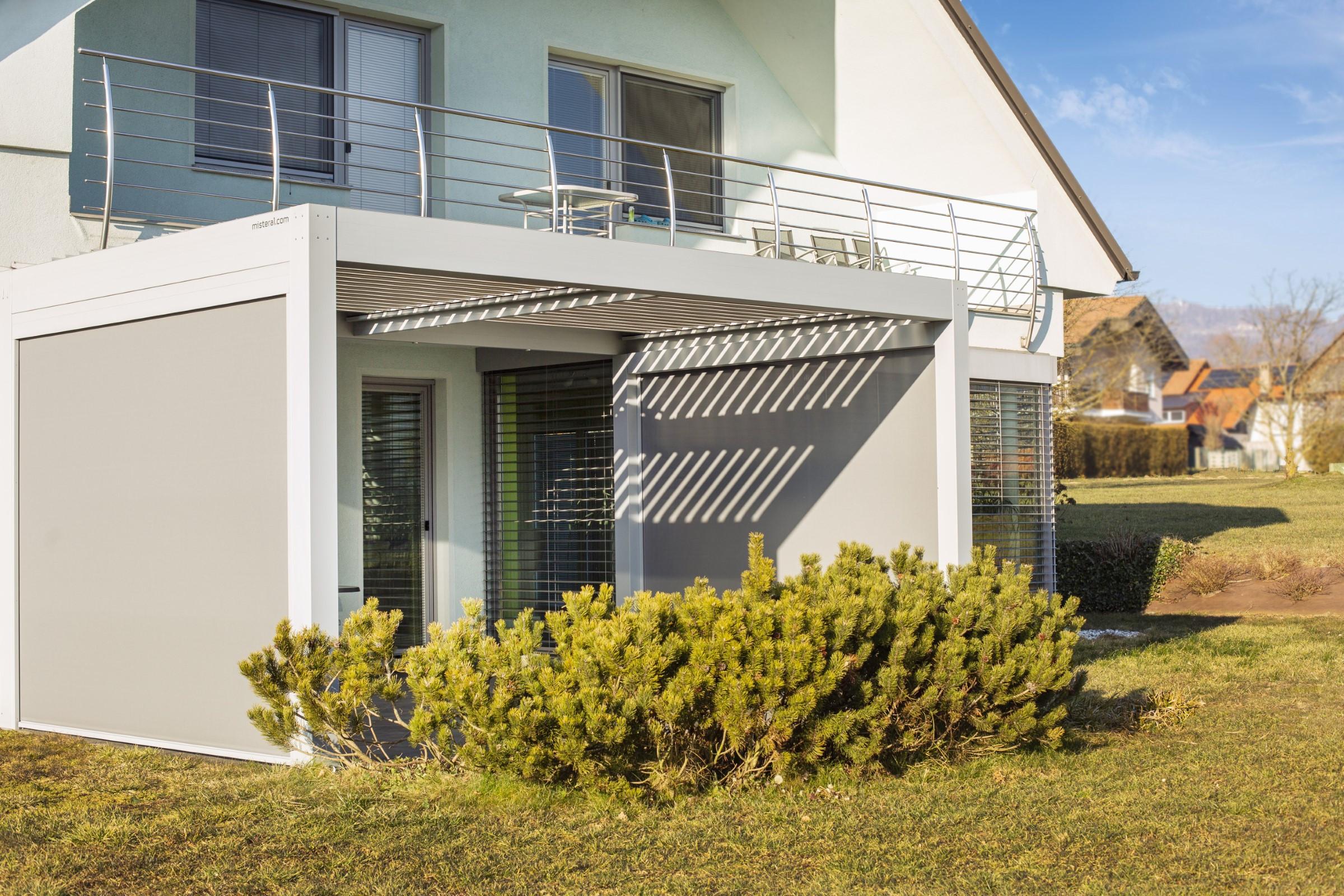 Projekt lamelna pergola BB Moravče