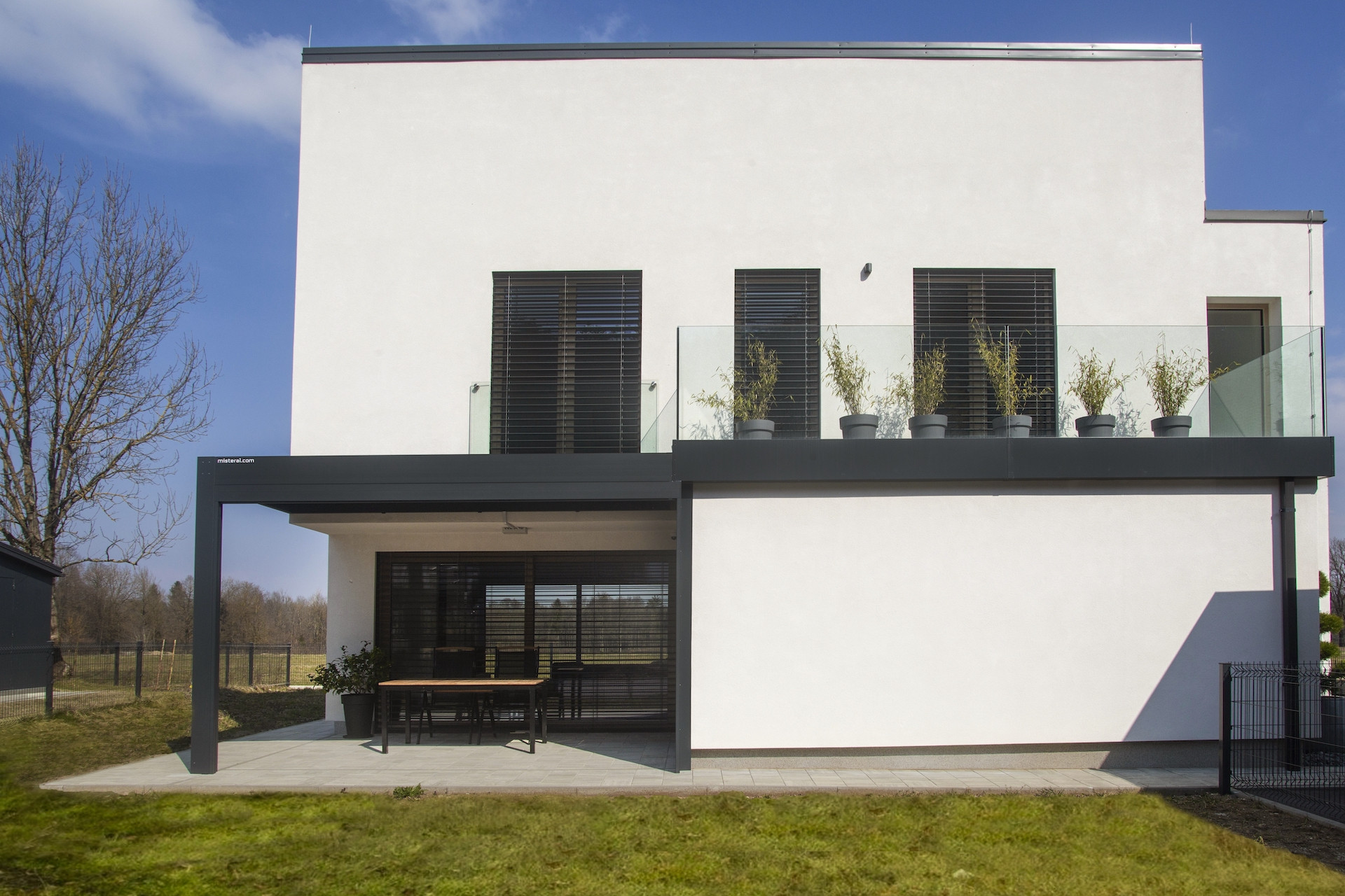 Projekt lamelna pergola IS Medvode