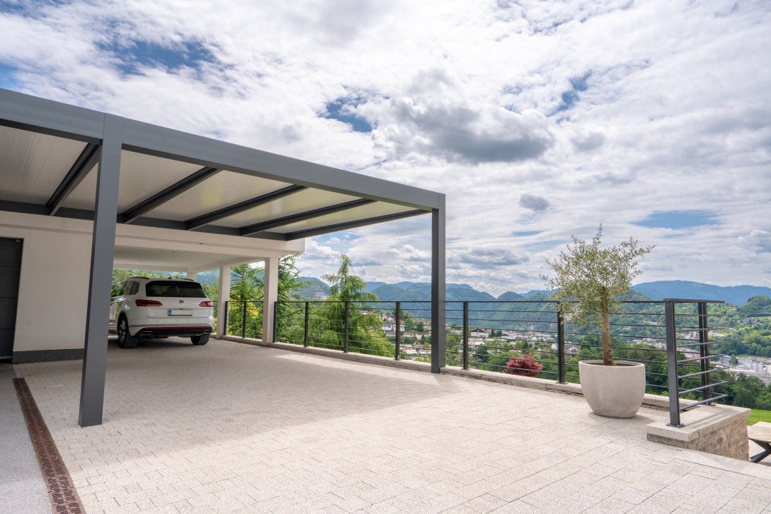 Projekt lamelna pergola JM Trbovlje