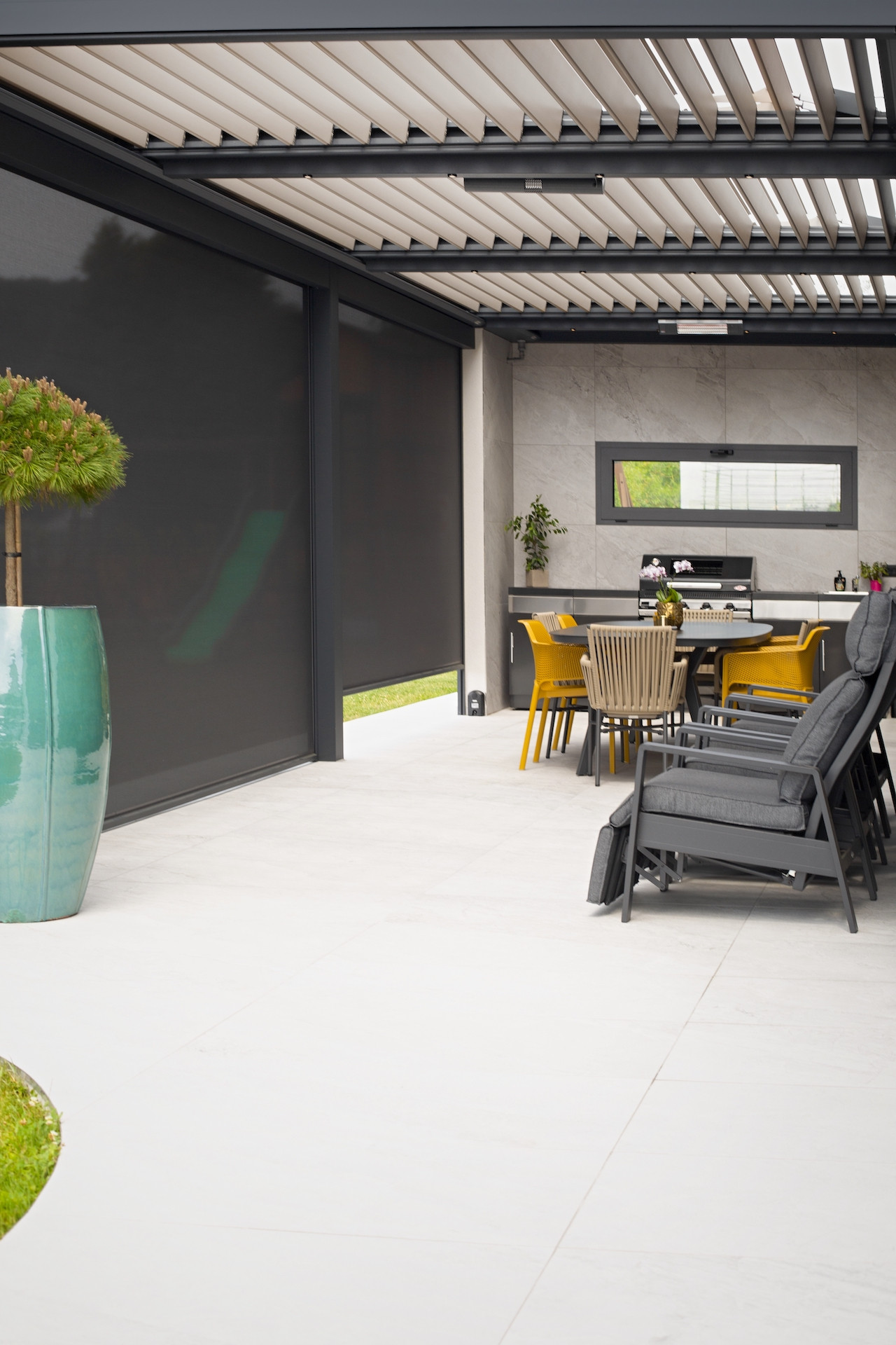 Projekt lamelna pergola MS Krško