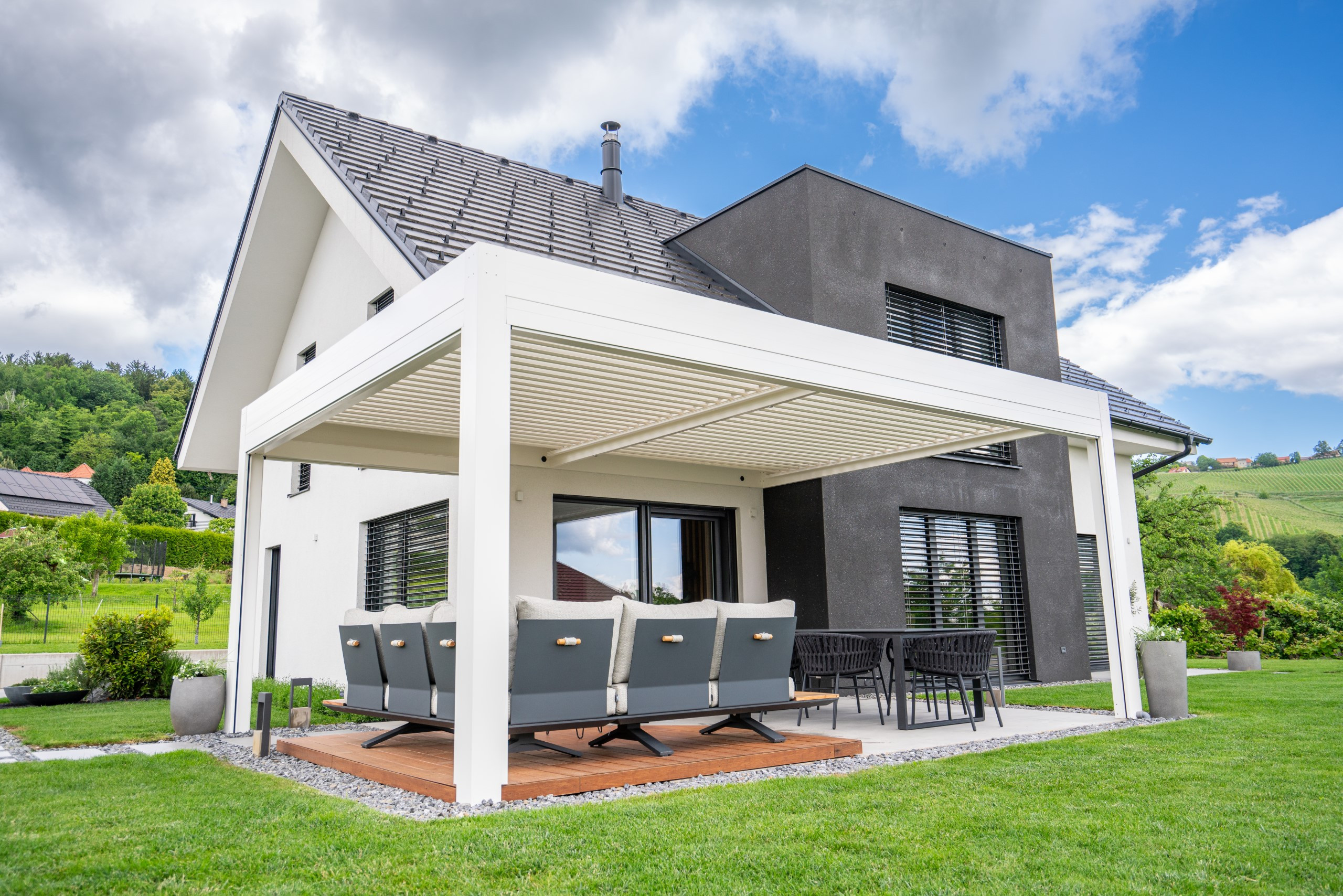 Projekt lamelna pergola PB Polskava