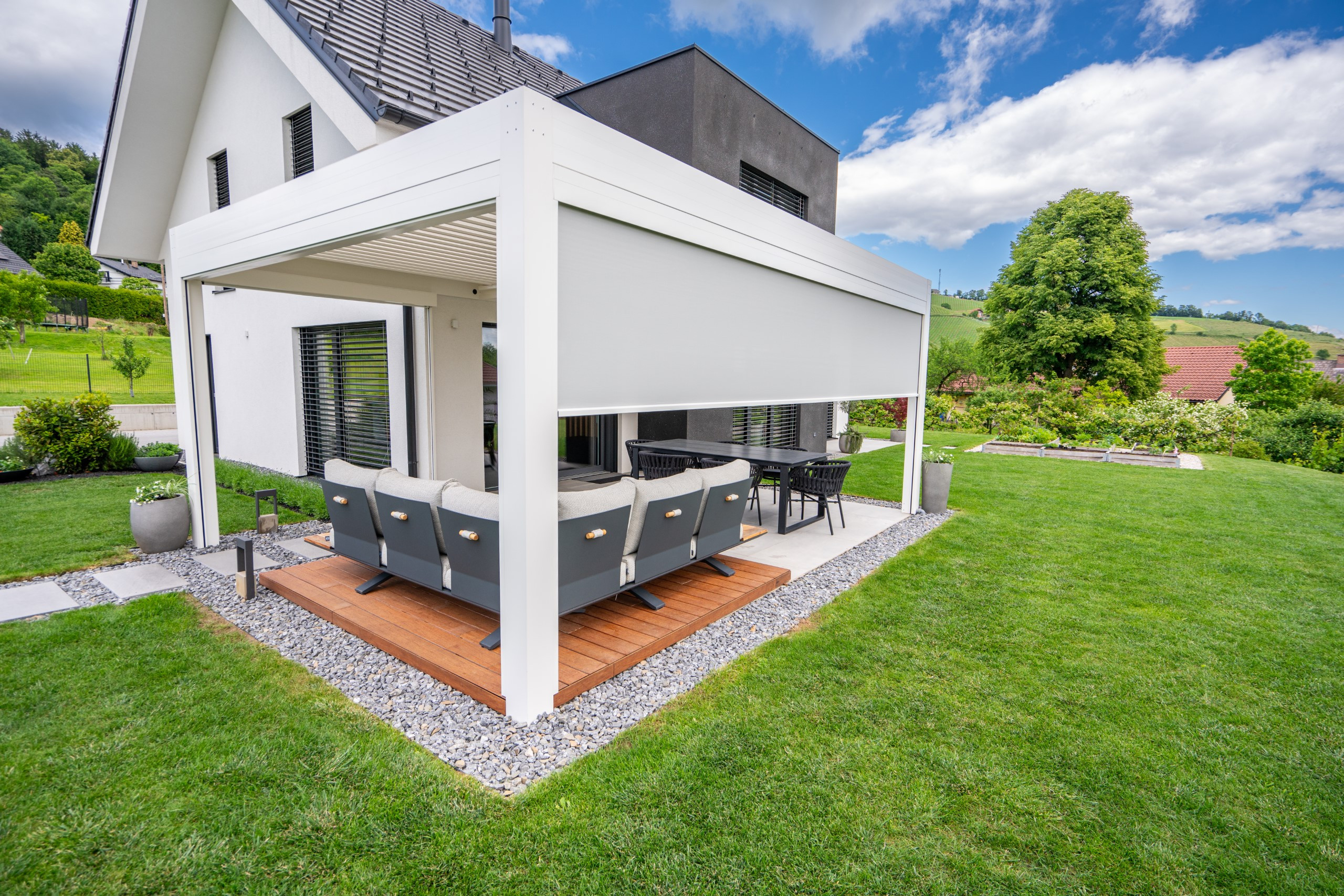 Projekt lamelna pergola PB Polskava