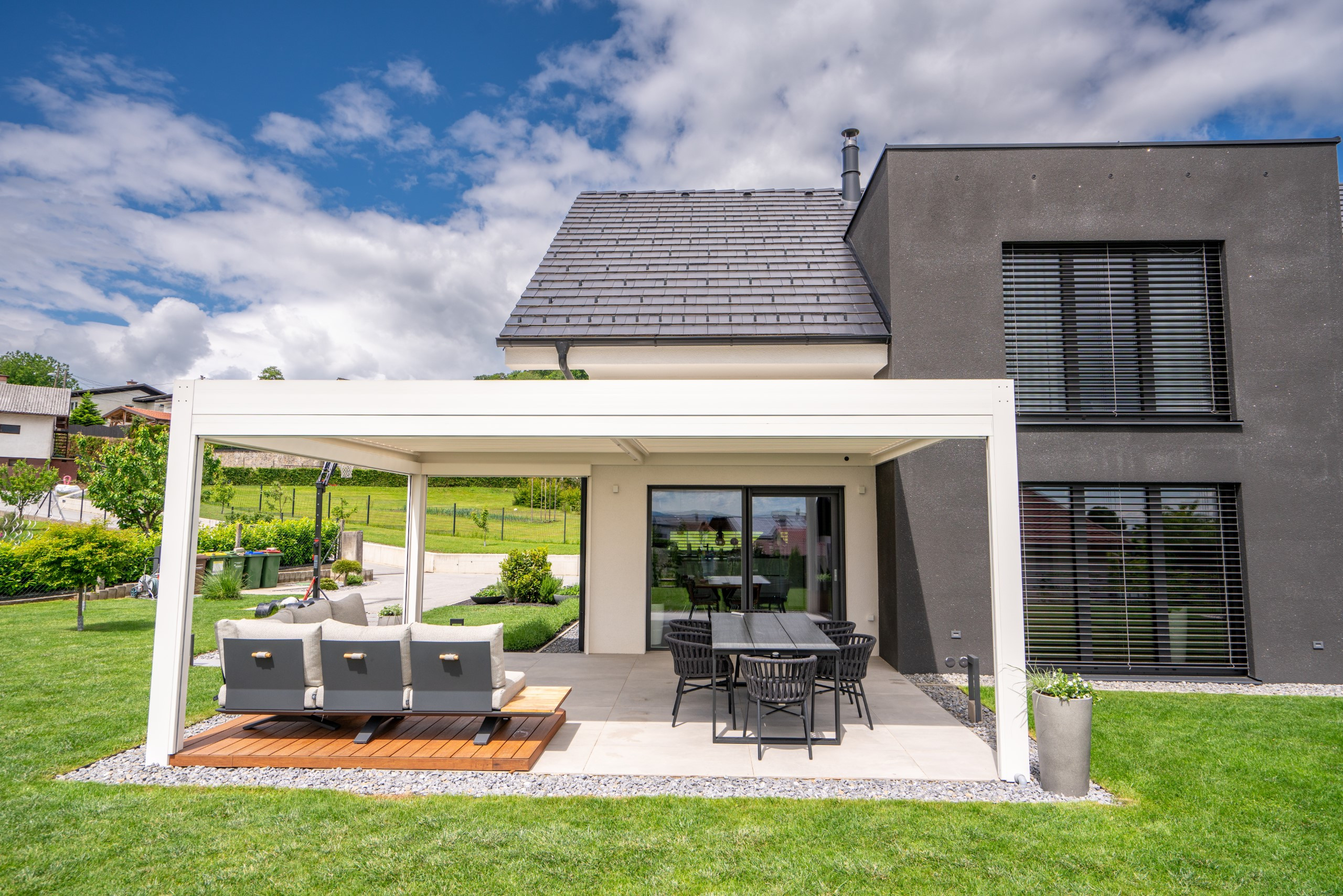 Projekt lamelna pergola PB Polskava