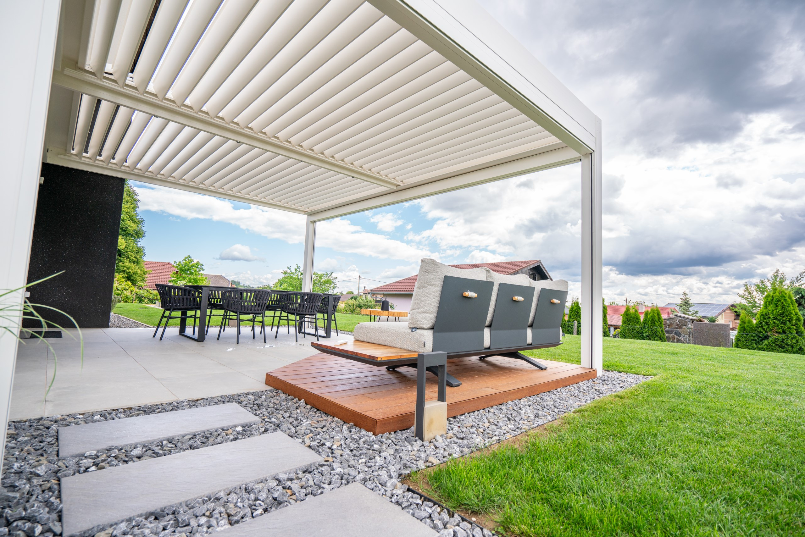 Projekt lamelna pergola PB Polskava