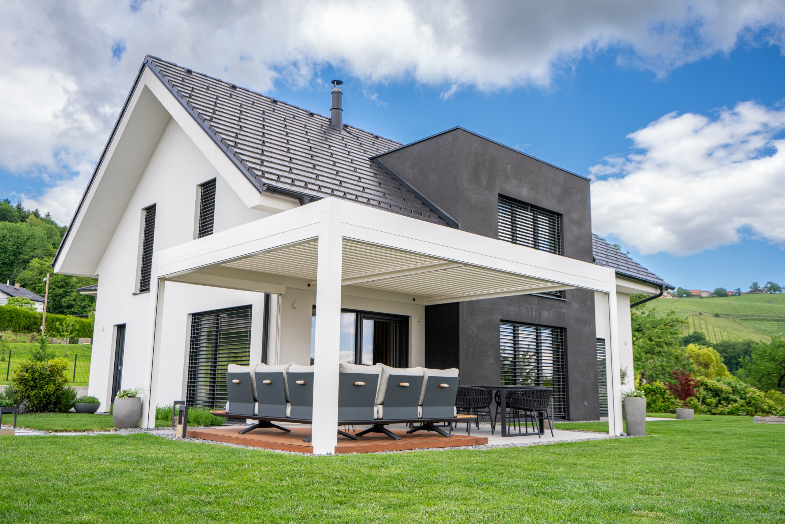 Projekt lamelna pergola PB Polskava