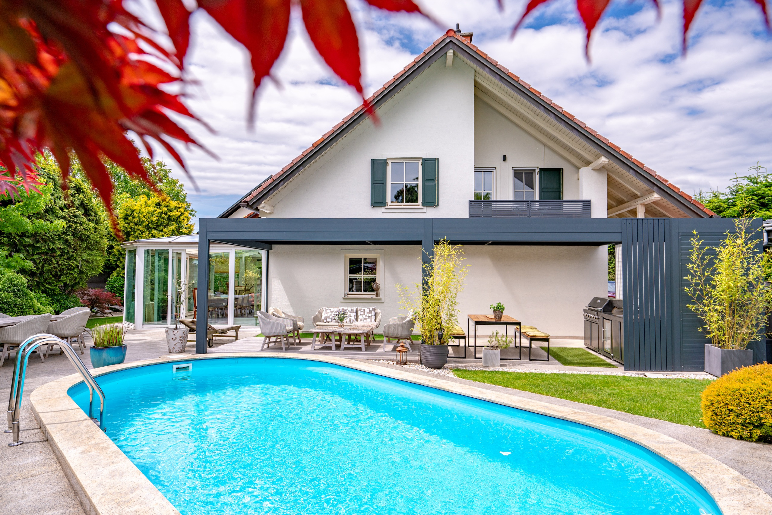 Projekt lamelna pergola PI Celje