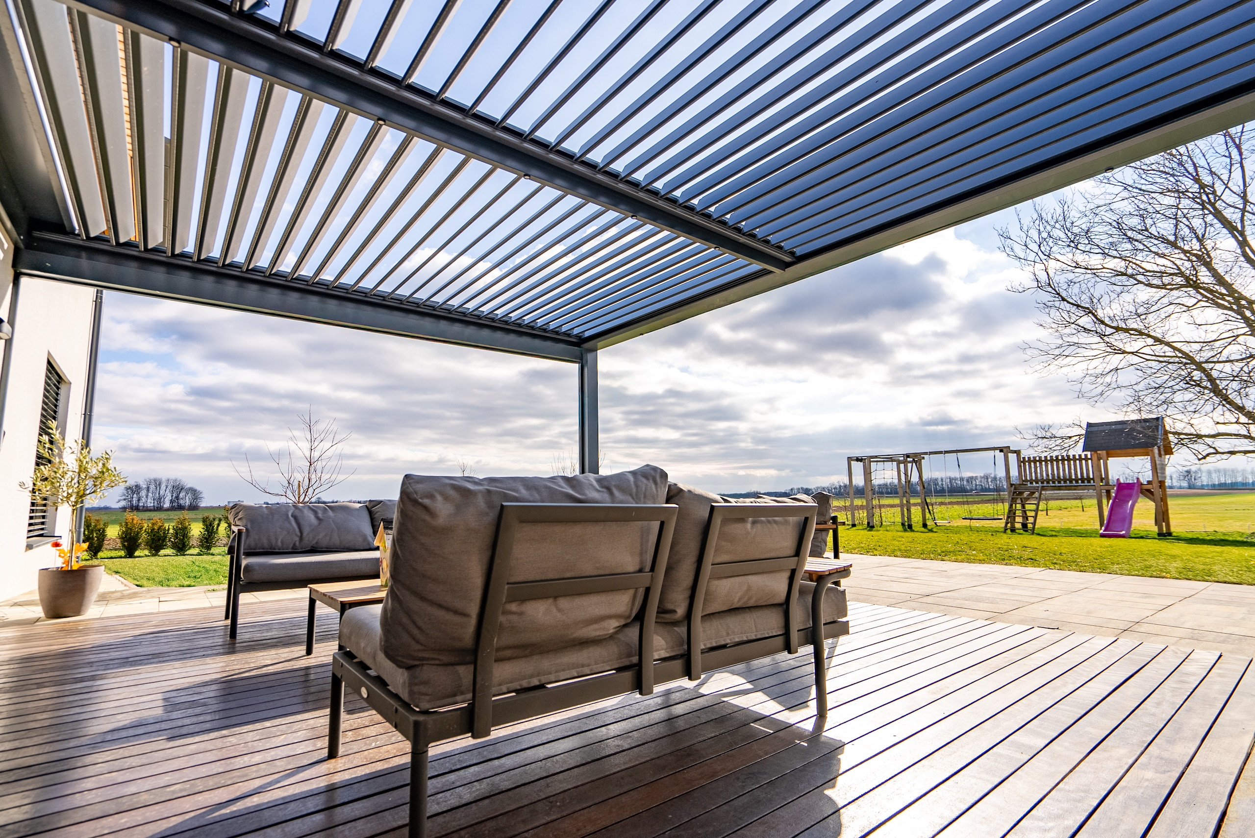 Projekt lamelna pergola Projekt IŠ