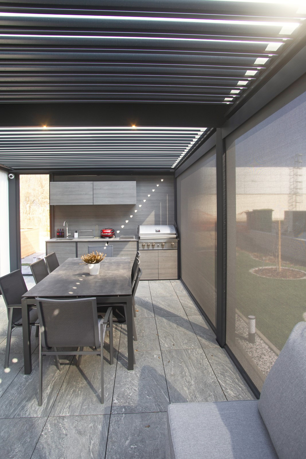 Projekt lamelna pergola RR Kranj