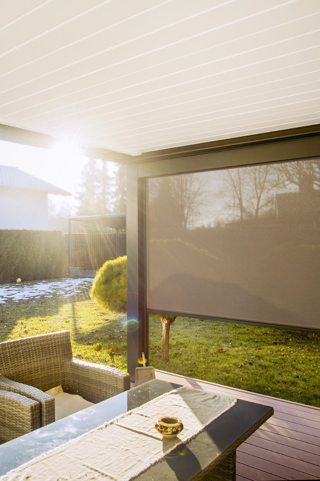 Projekt lamelna pergola ŠS Radomlje