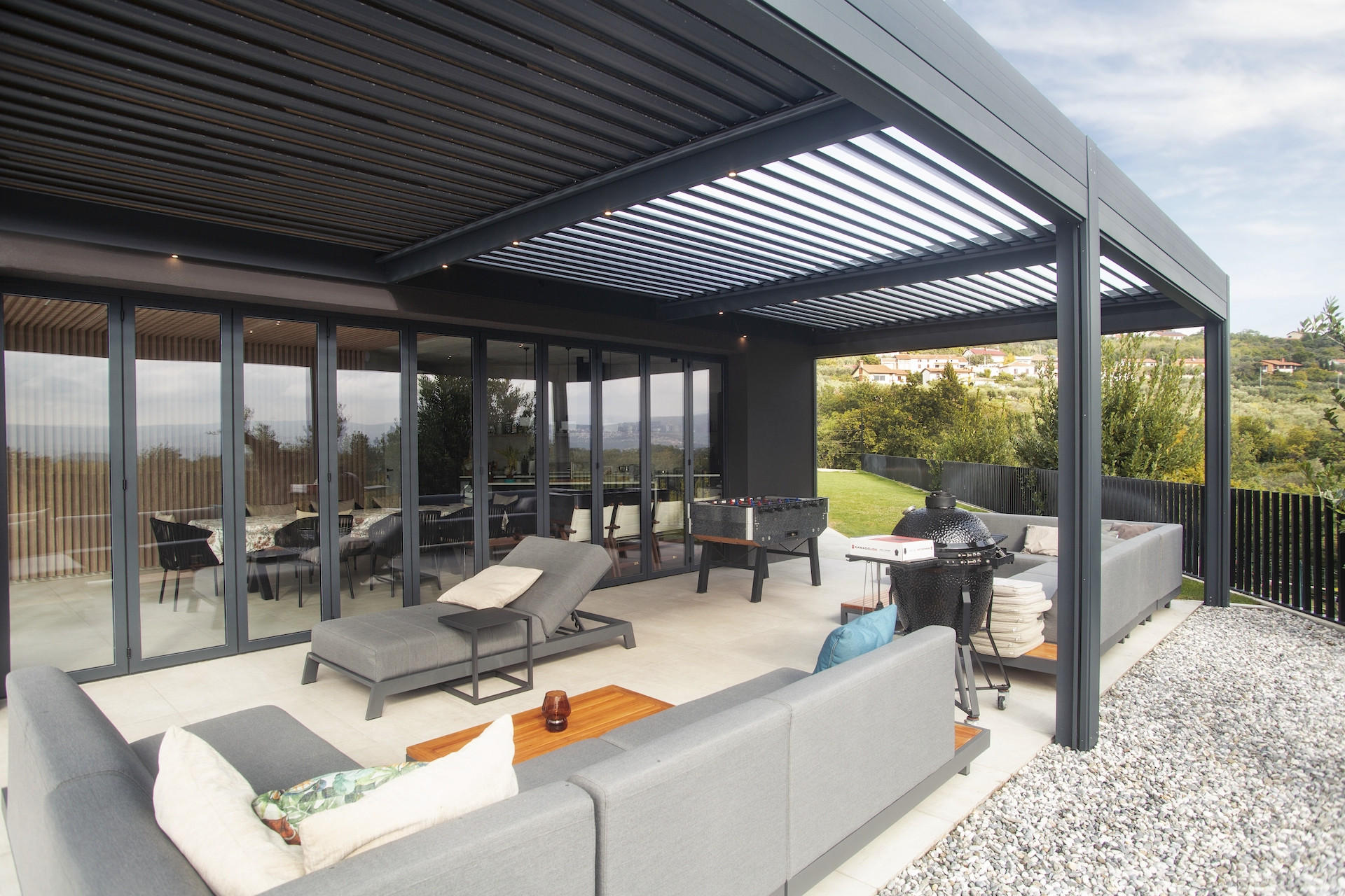 Projekt lamelna pergola SV Ankaran