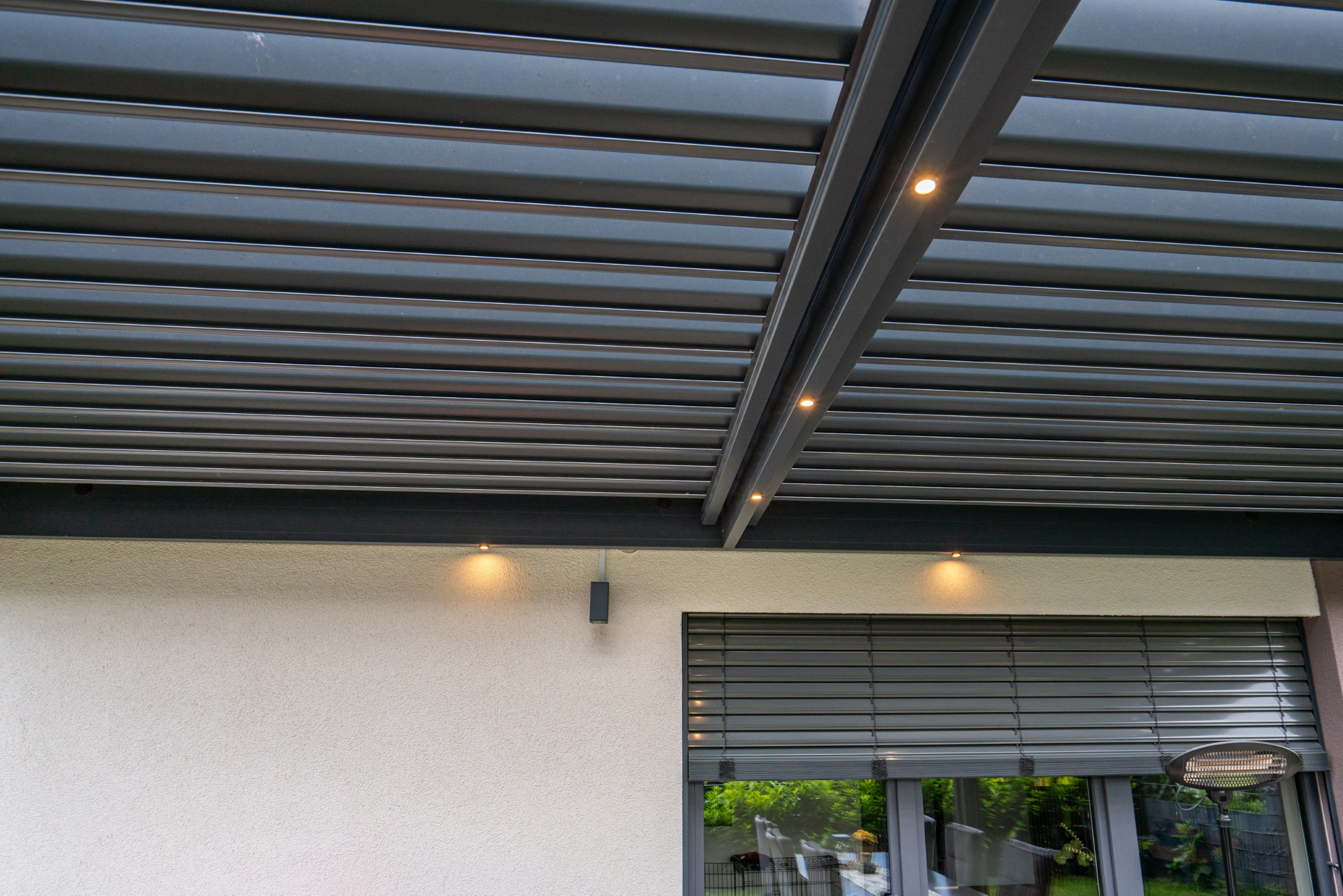 Projekt lamelna pergola ZA Maribor